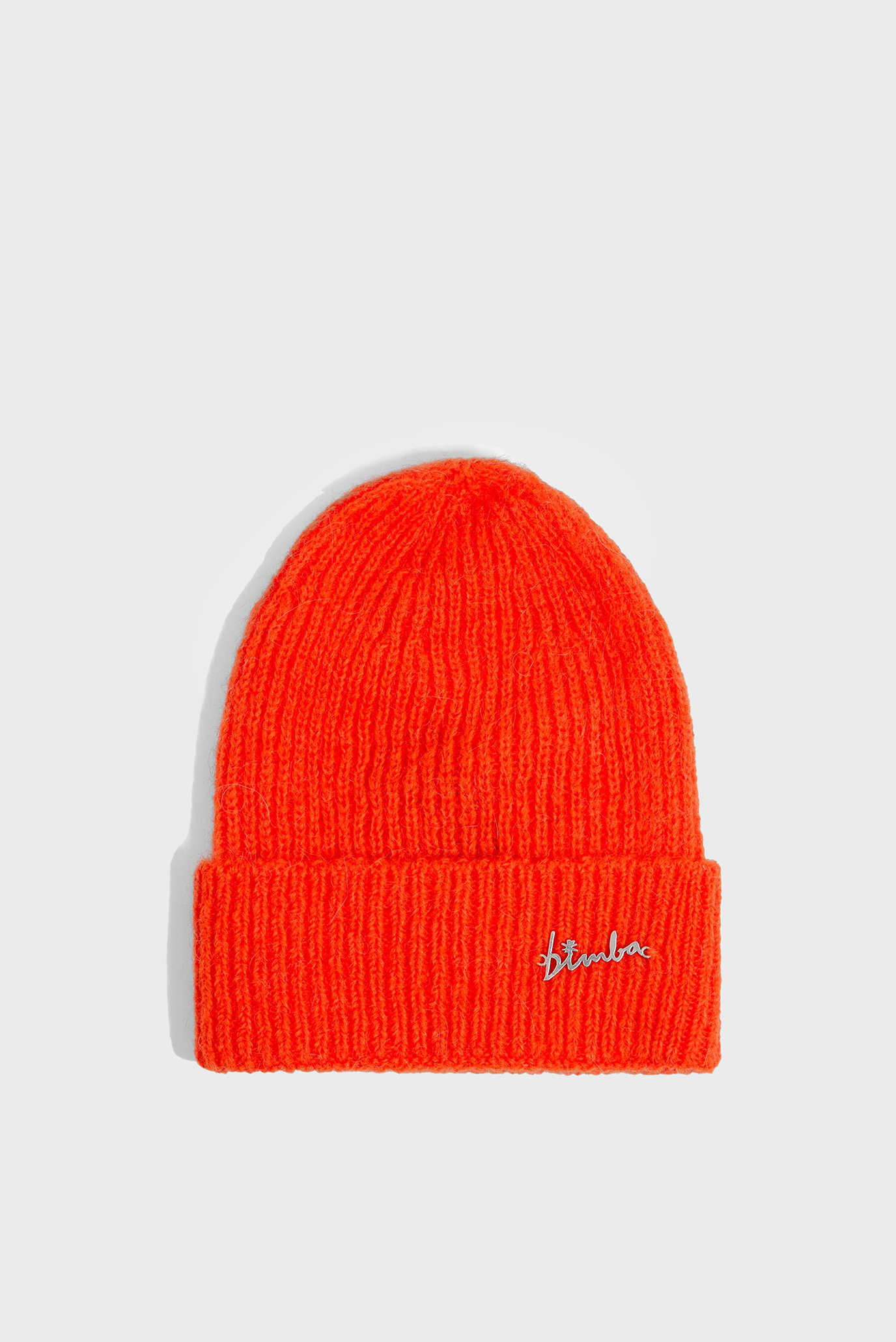 Женская оранжевая шапка 1