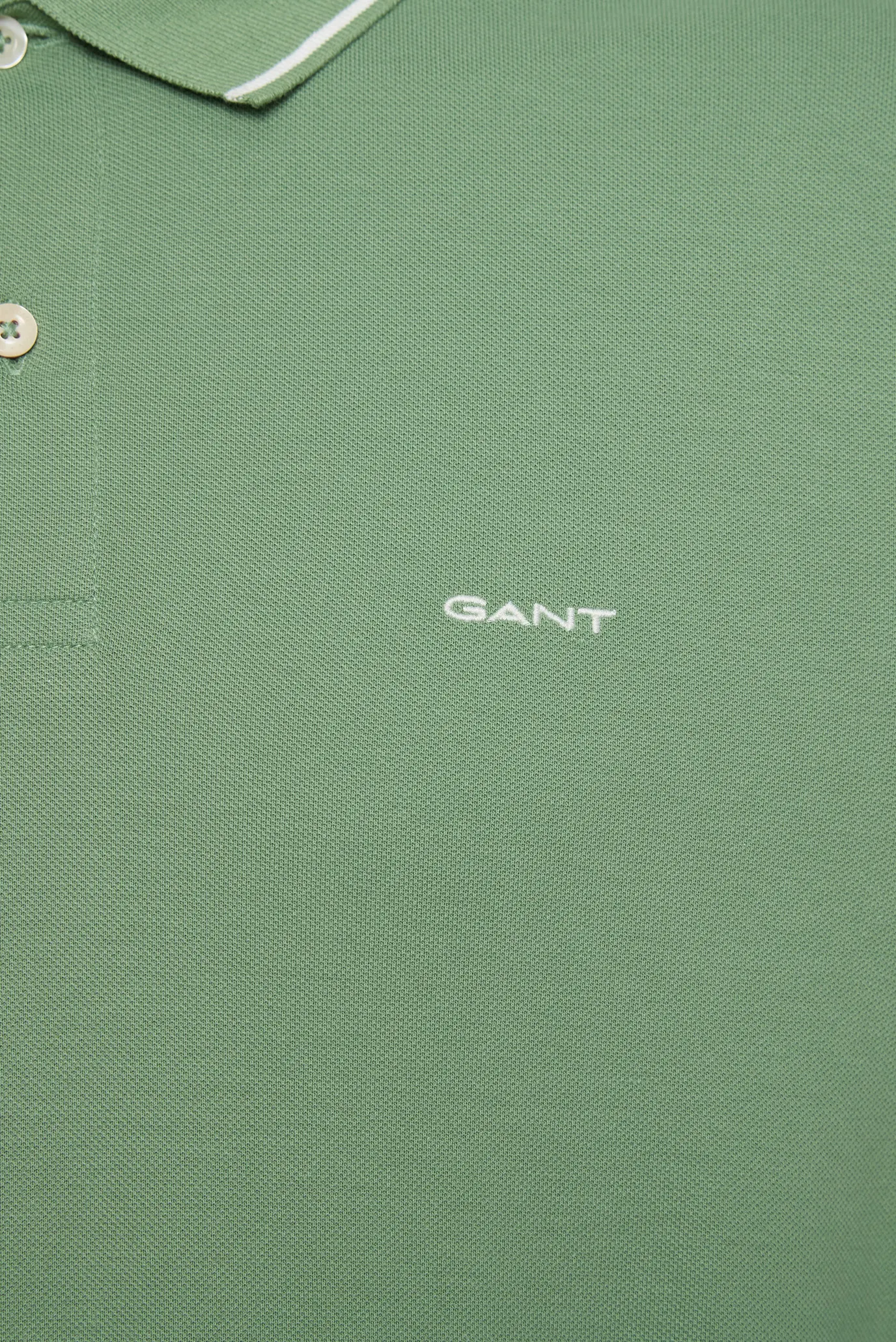 Чоловіче зелене поло TIPPING SS PIQUE POLO 4