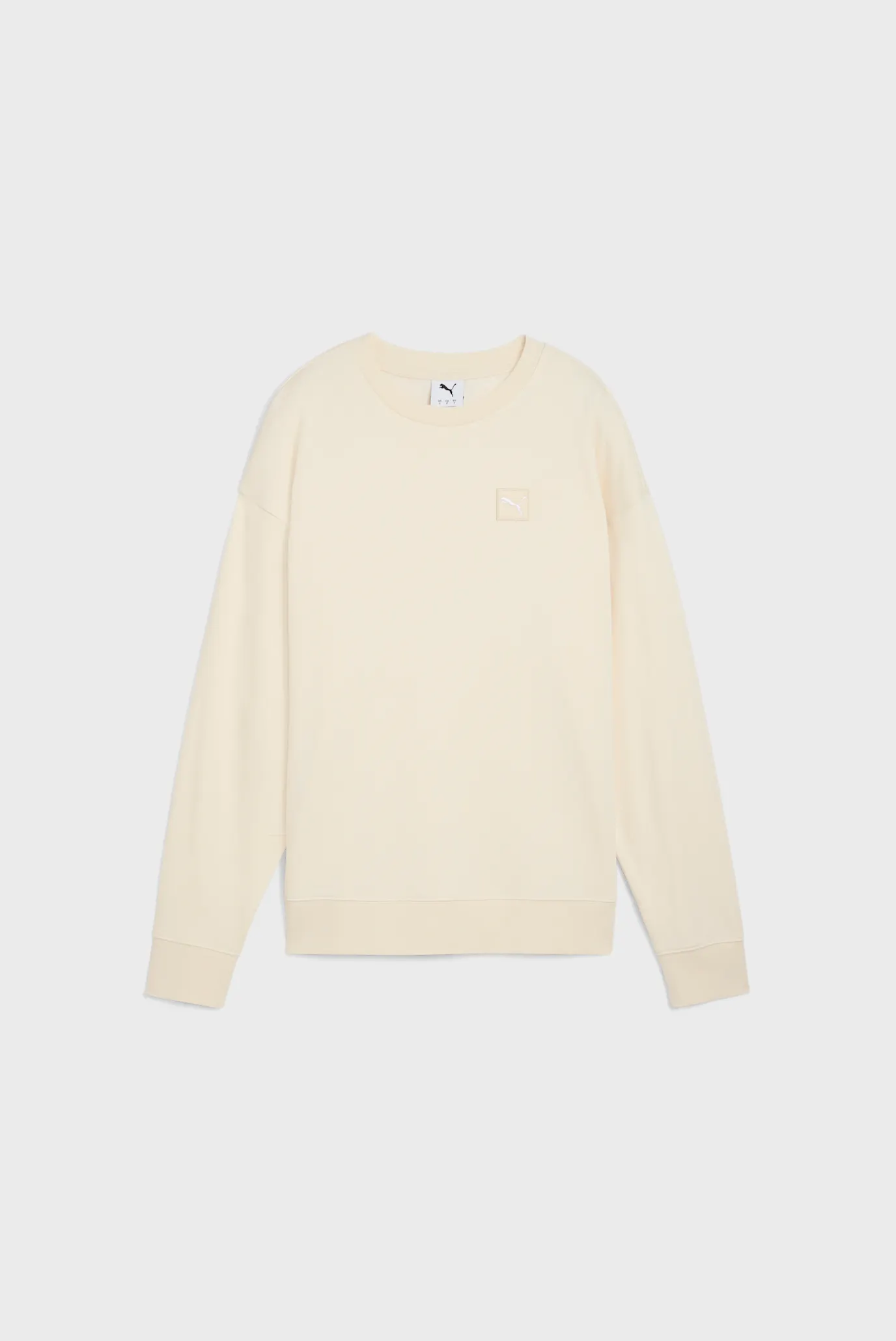 Женский белый свитшот Essentials Elevated Comfort Crew Sweatshirt Women 4