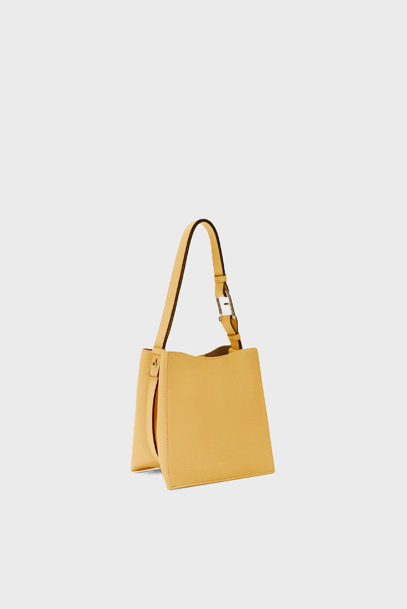 Жіноча жовта шкіряна сумка 3