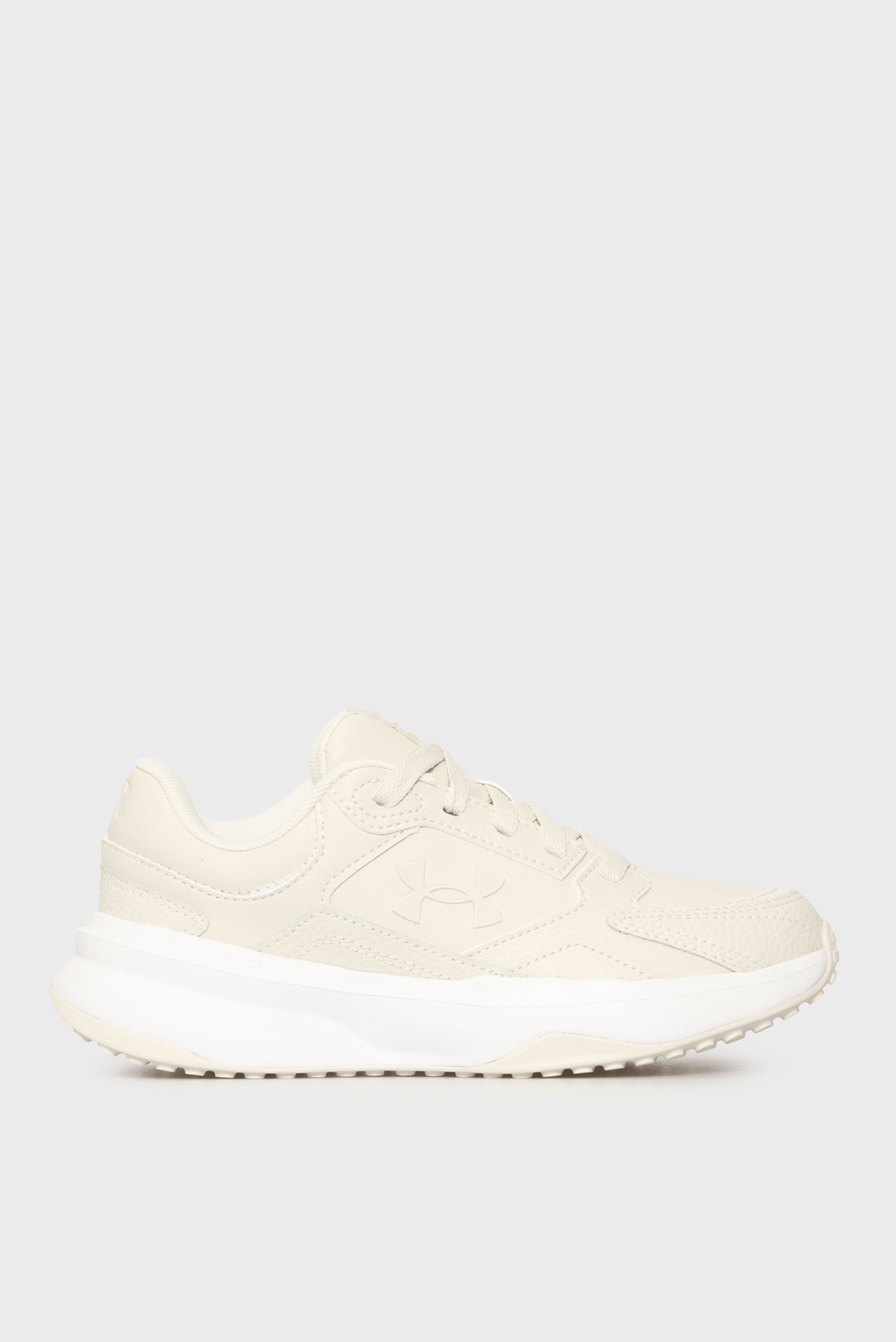Женские бежевые кожаные кроссовки UA W Edge LTHR Бежевый 6.5 Under Armour 3028569-110 Женские бежевые кожаные кроссовки UA W Edge LTHR Бежевый 6.5 Under Armour 3028569-110