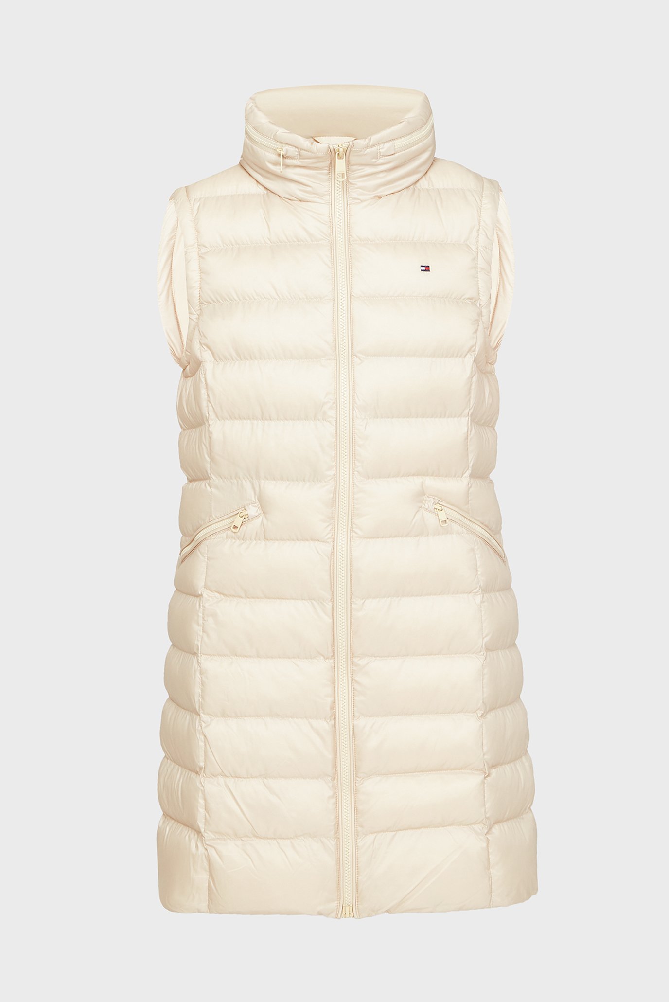 Жіночий бежевий жилет MW PADDED GLOBAL STR LONG VEST 1