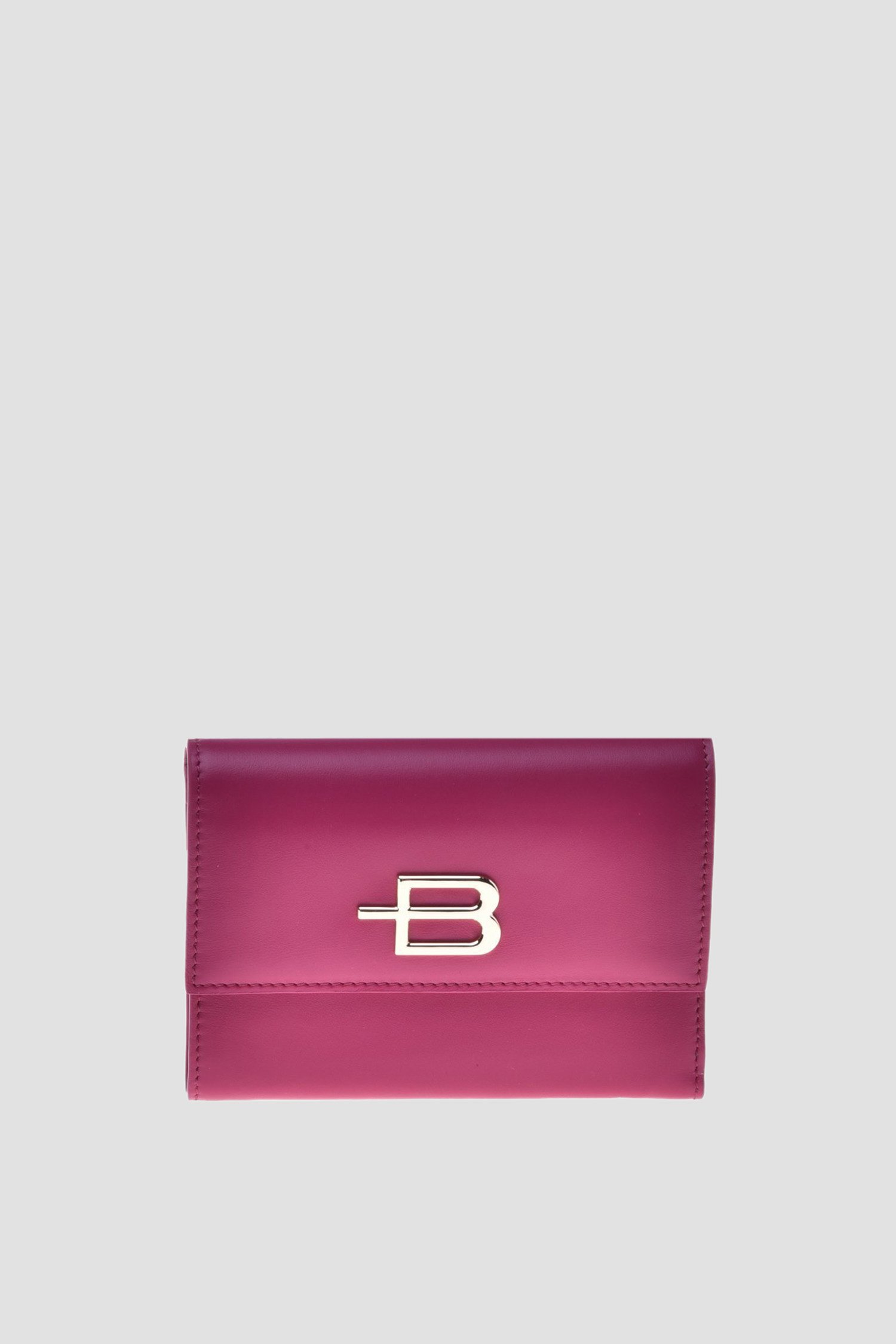 Жіночий рожевий шкіряний гаманець 1