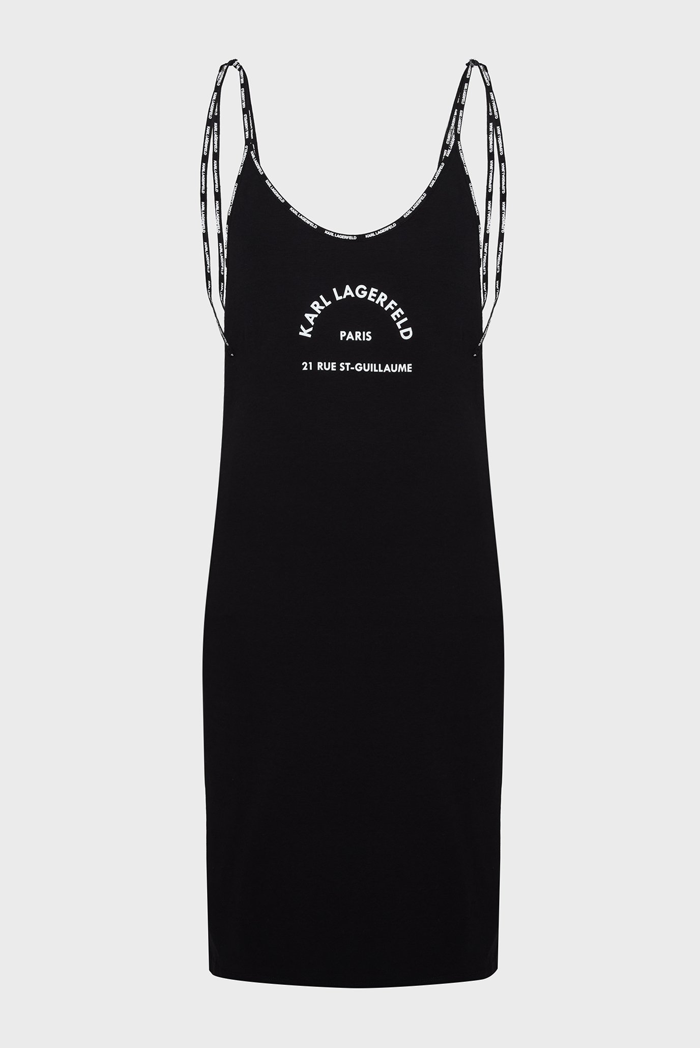 Жіноча чорна туніка LOGO SHORT BEACH DRESS 1