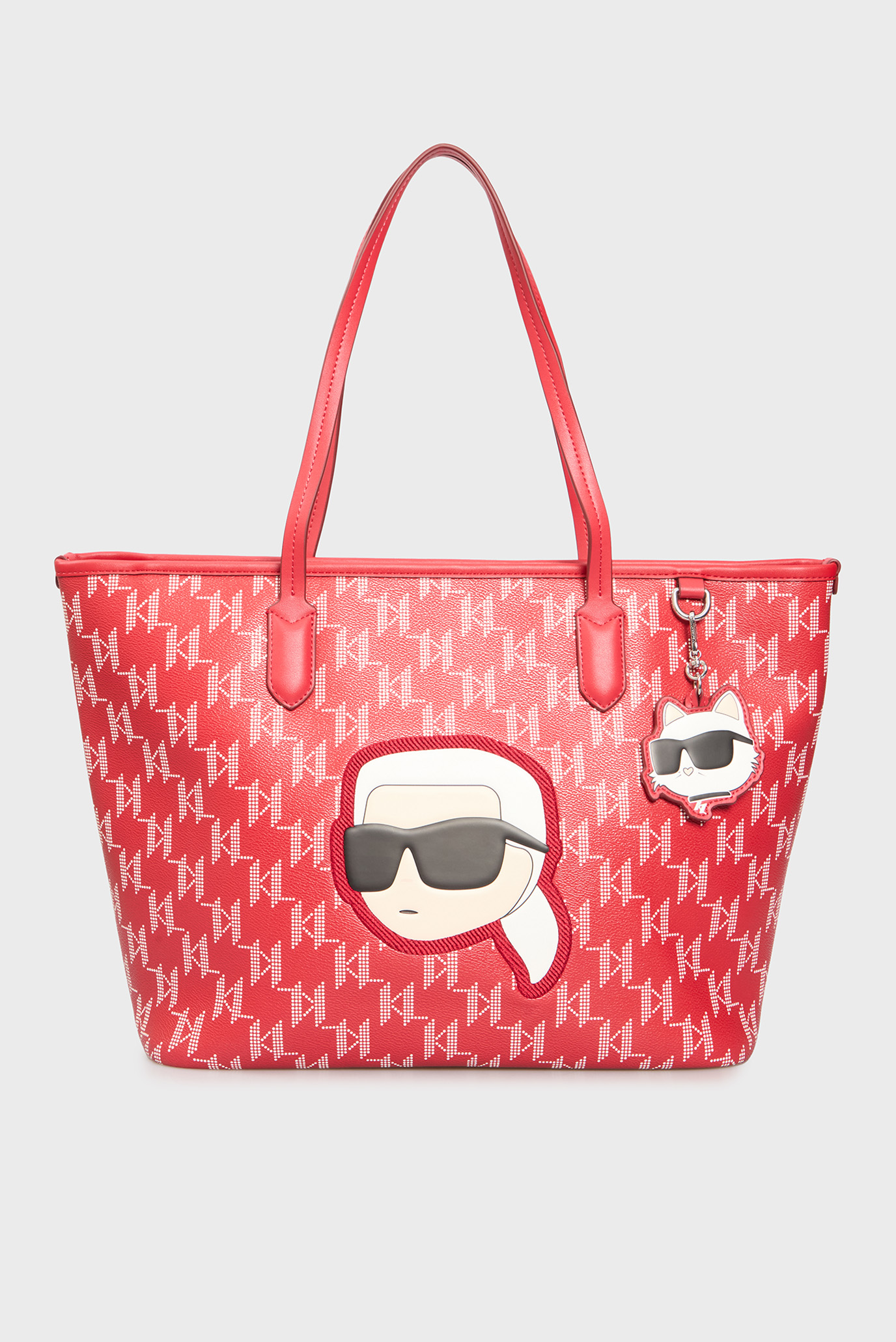 Женская красная сумка с узором IKONIK 2.0 MONO CC LG TOTE Красный ONESIZE Karl Lagerfeld 240W3087 Женская красная сумка с узором IKONIK 2.0 MONO CC LG TOTE Красный ONESIZE Karl Lagerfeld 240W3087