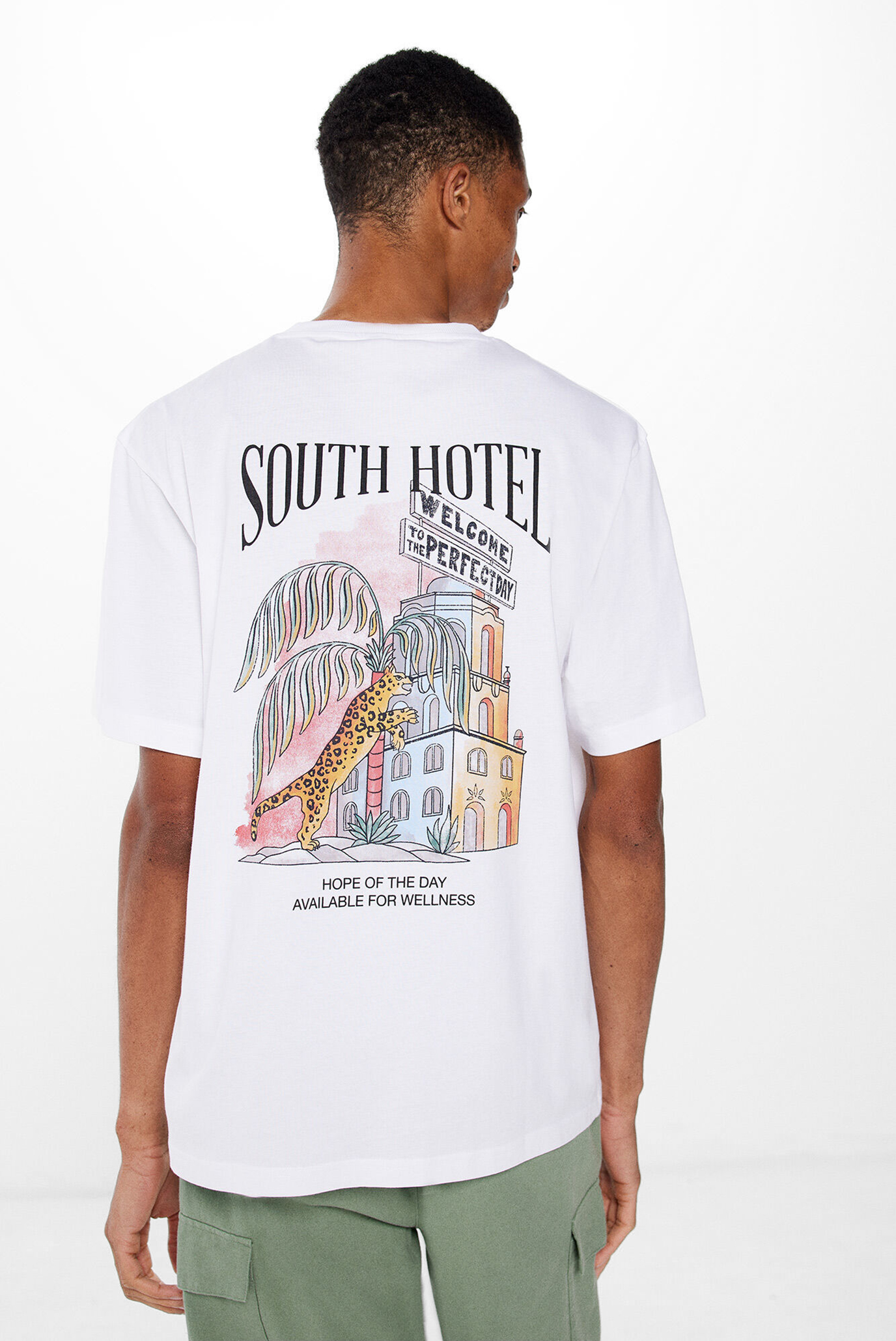Чоловіча біла футболка South Hotel 1