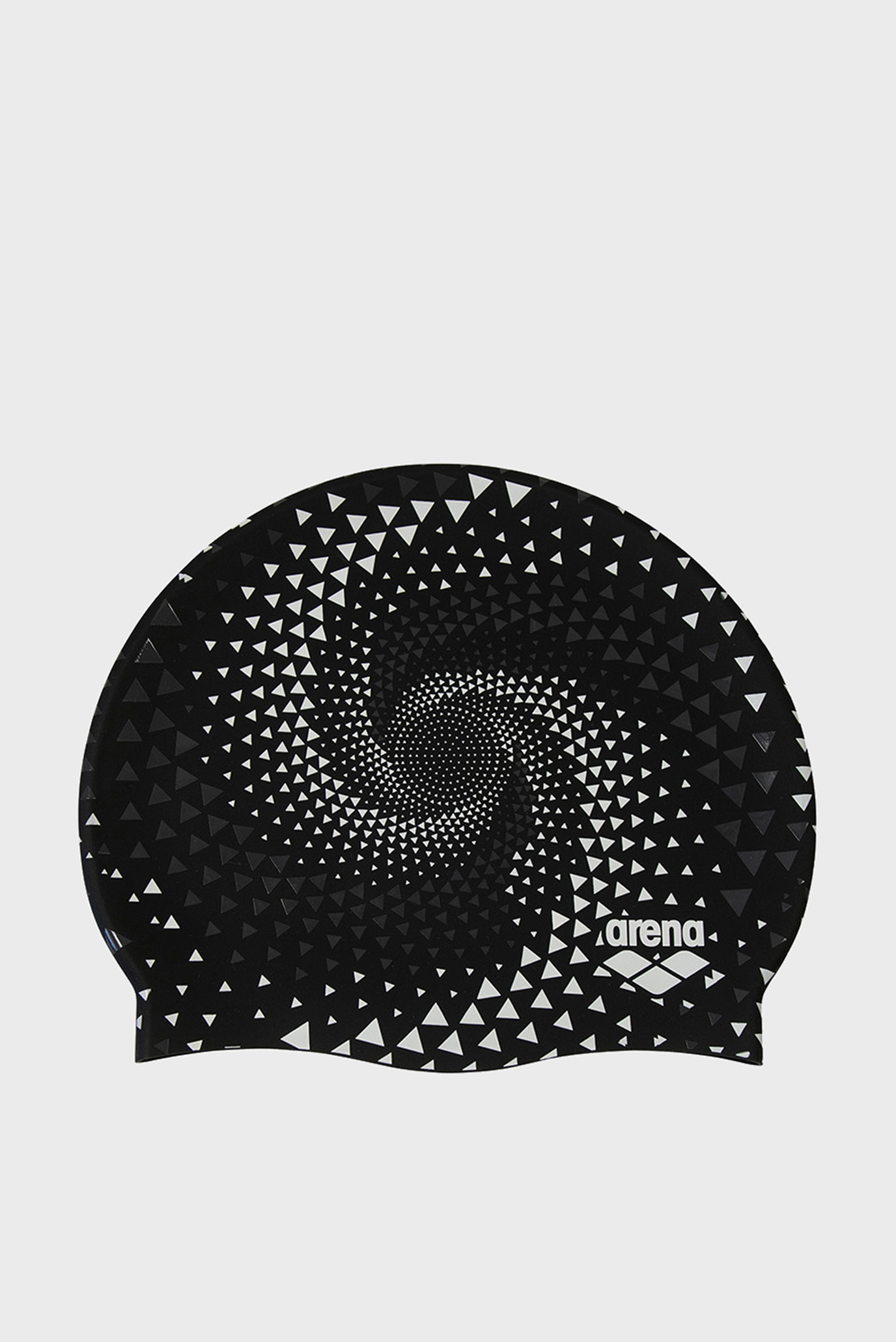 Черная шапочка для плавания с узором PRINT 2 Черный ONESIZE Arena 1E368-273