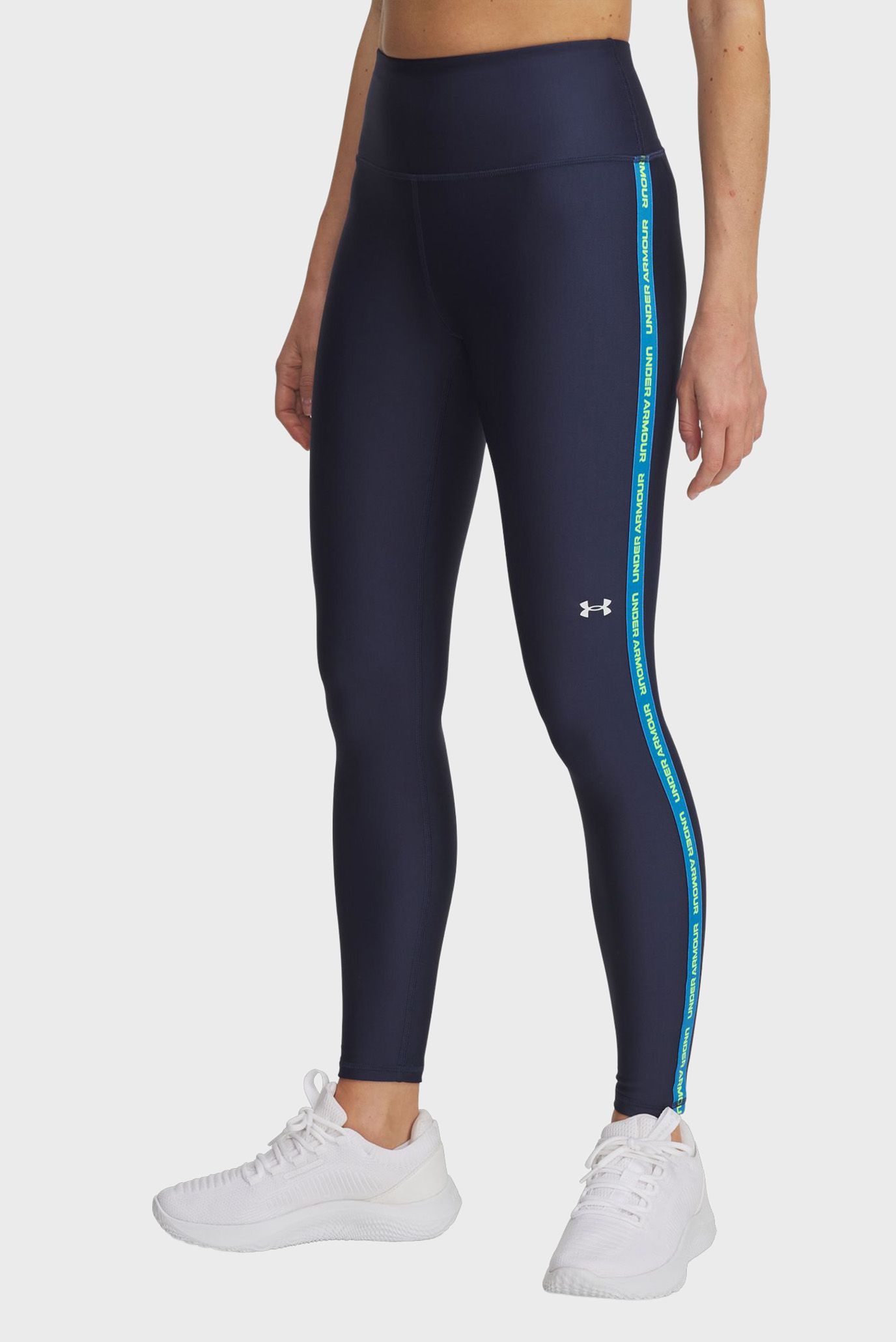 Женские темно-синие тайтсы UA Tech WM Tape Legging Синий XL Under Armour 6006027-403 Женские темно-синие тайтсы UA Tech WM Tape Legging Синий XL Under Armour 6006027-403