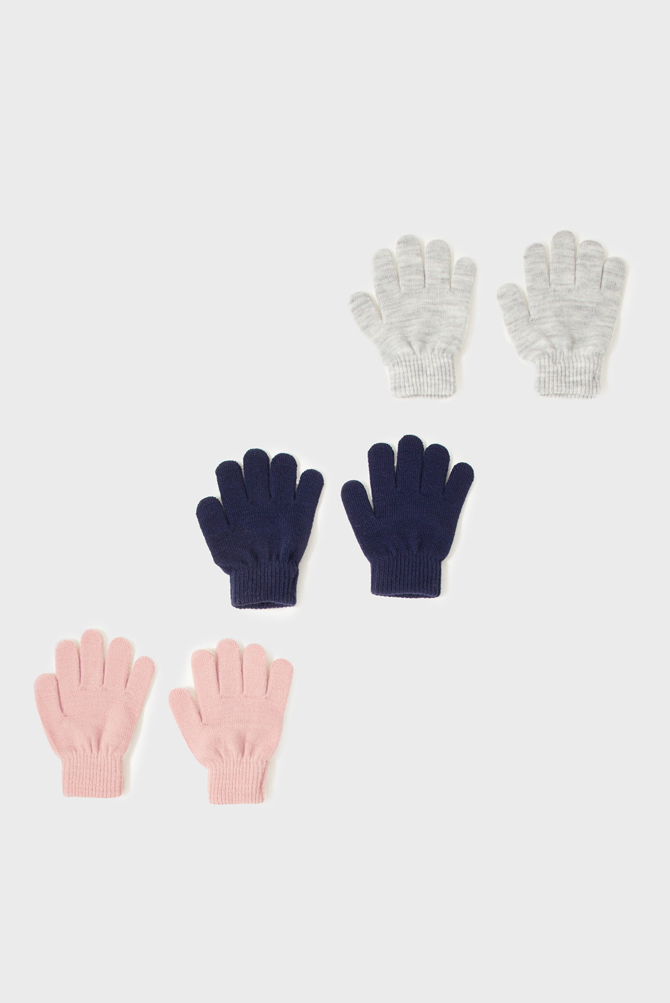 Детские перчатки (3 пары) 1