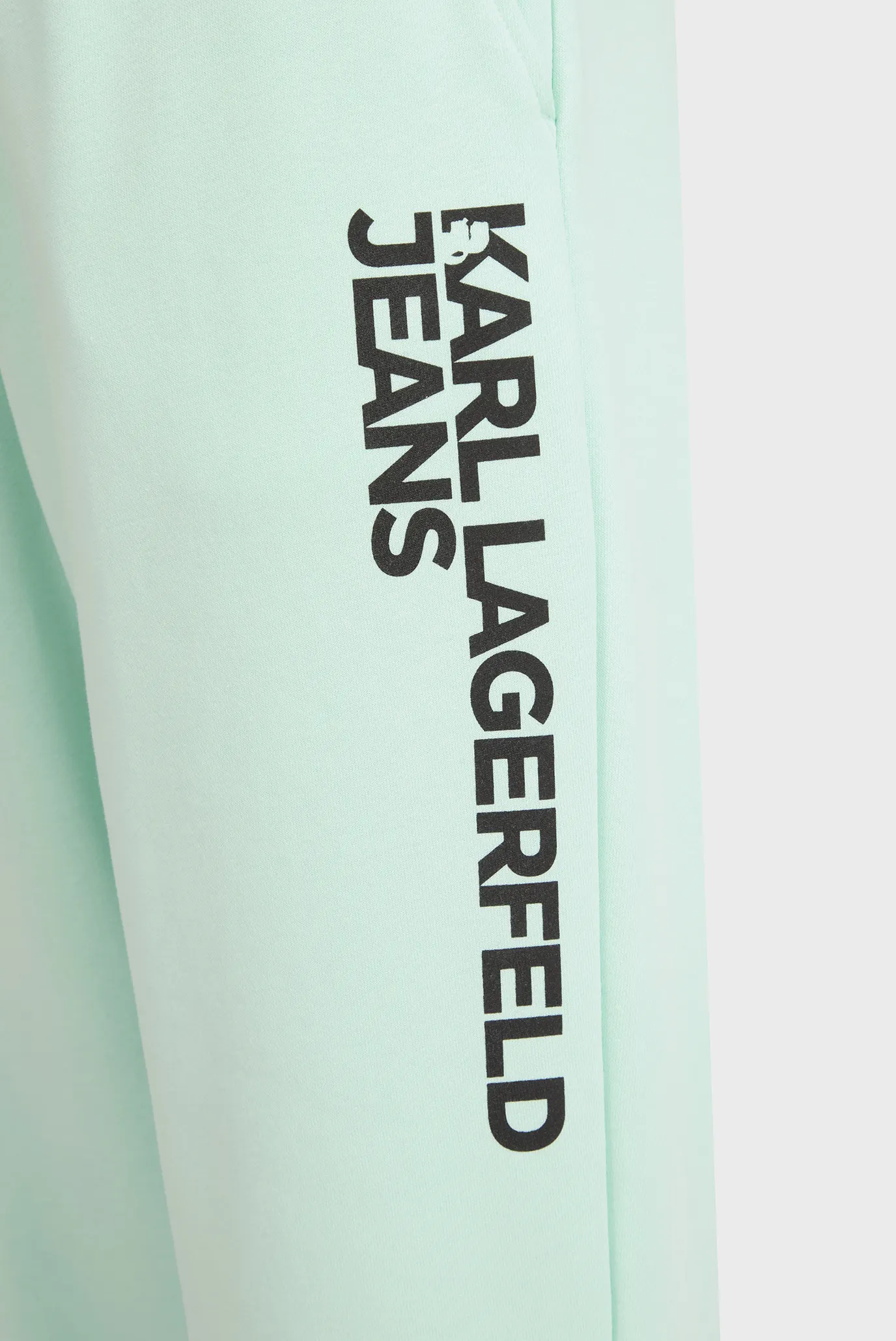 Женские мятные спортивные брюки KLJ TEXT LOGO 3