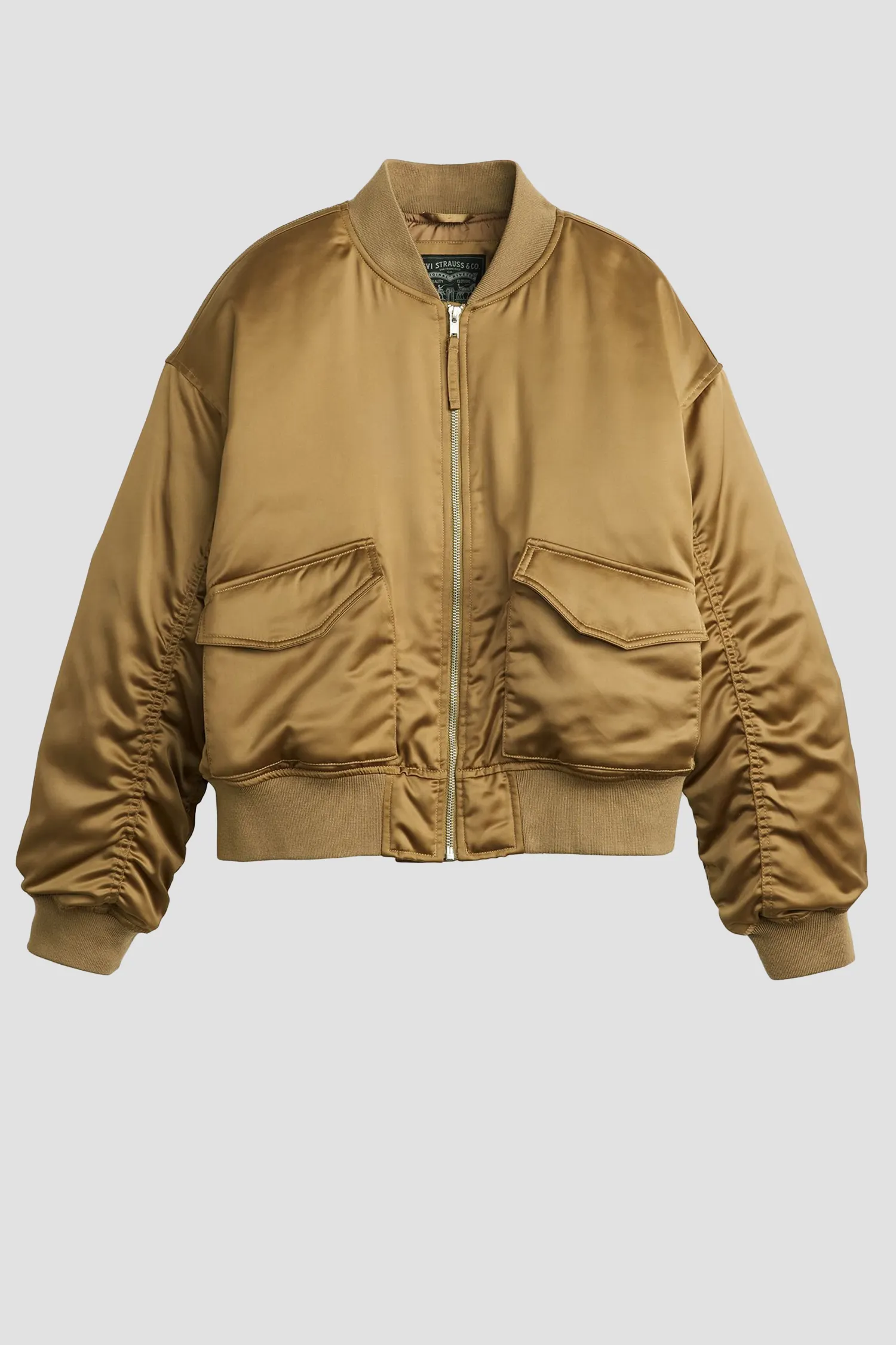 Жіночий коричневий бомбер 6