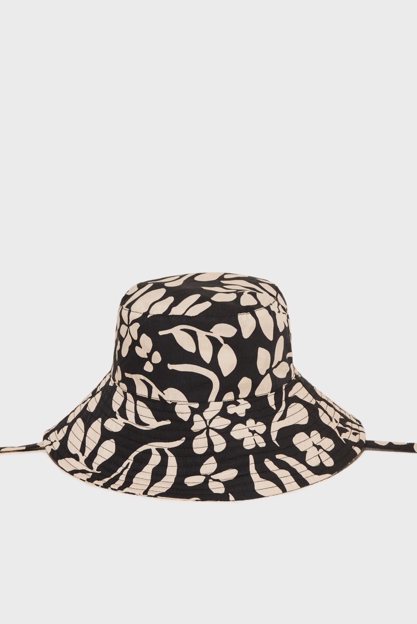Жіночий двосторонній капелюх з візерунком 1