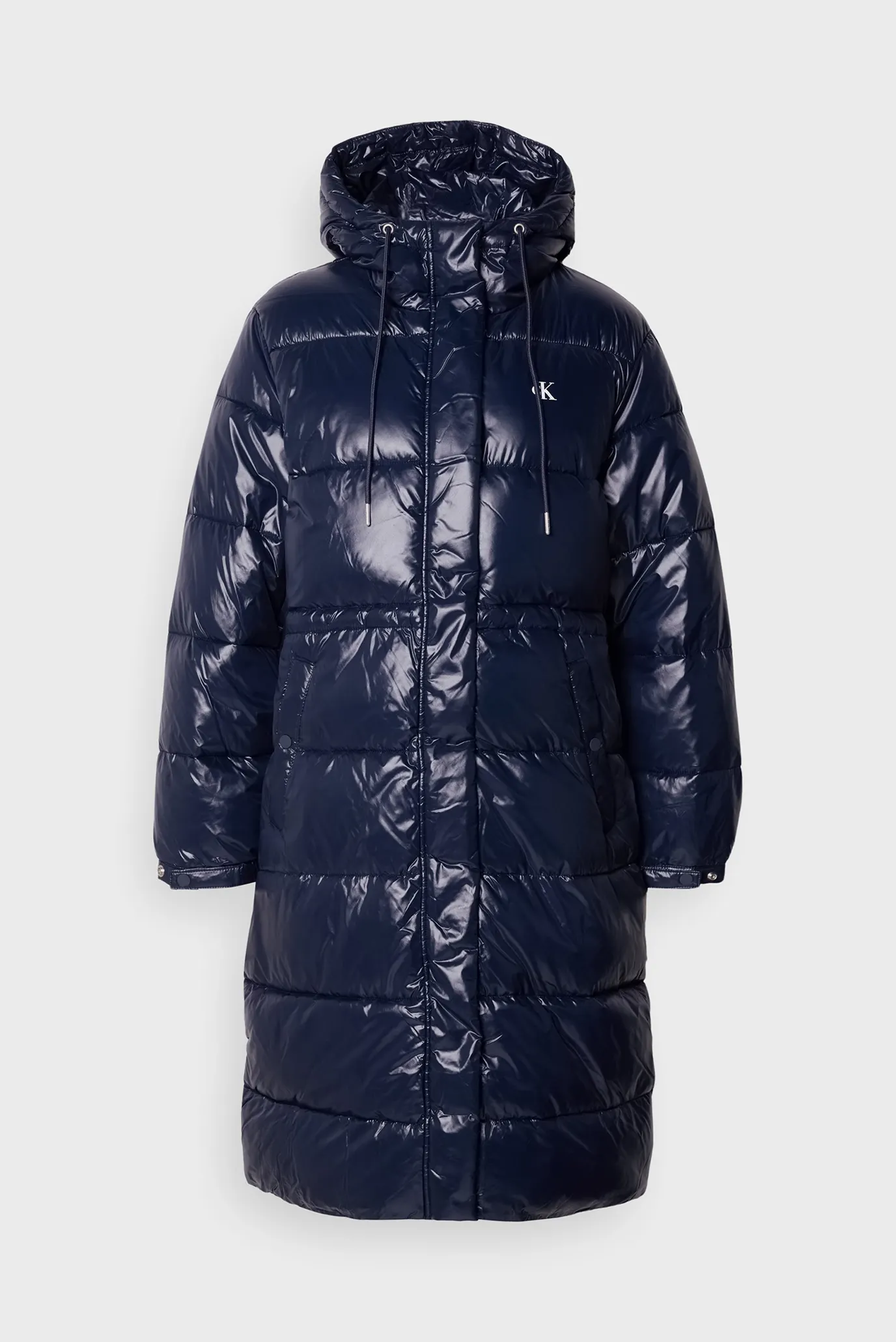 Жіночий темно-синій пуховик SHINE 6