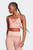 Женское розовое спортивное бра adidas by Stella McCartney Medium Support