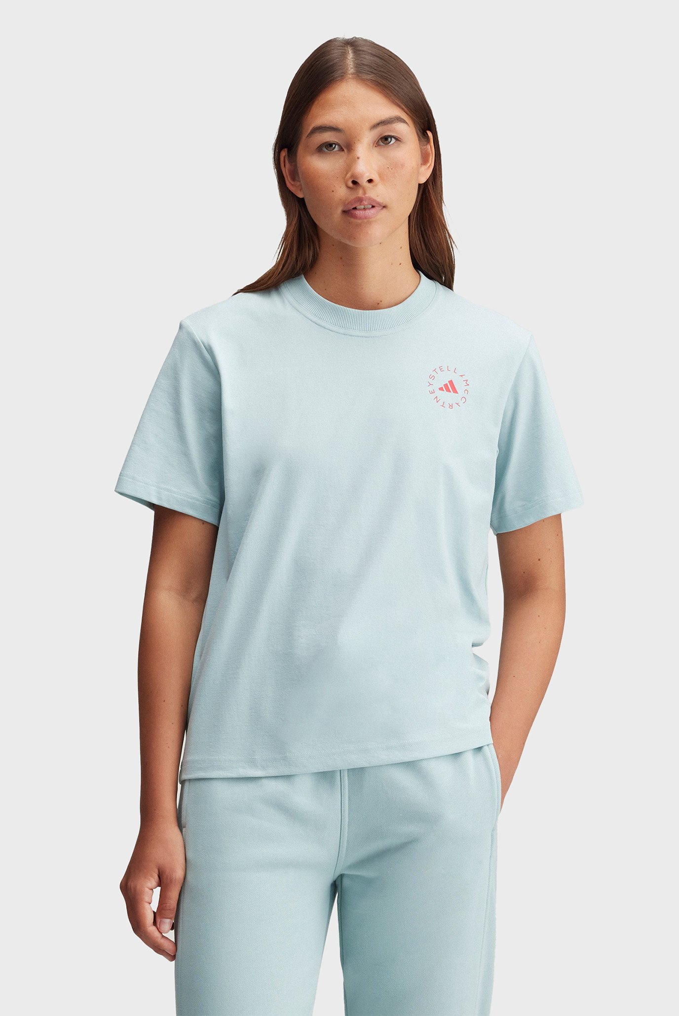 Жіноча м'ятна футболка adidas by Stella McCartney TrueCasuals Regular Sportswear 1