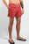 Чоловічі червоні плавальні шорти з візерунком