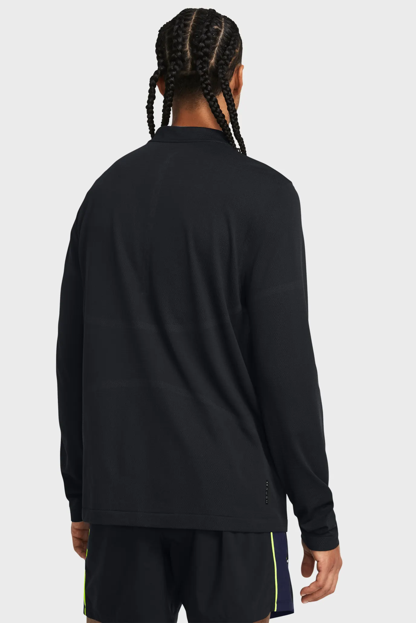 Мужская черная спортивная кофта Vanish Elite Seamless 1/4 Zp 2