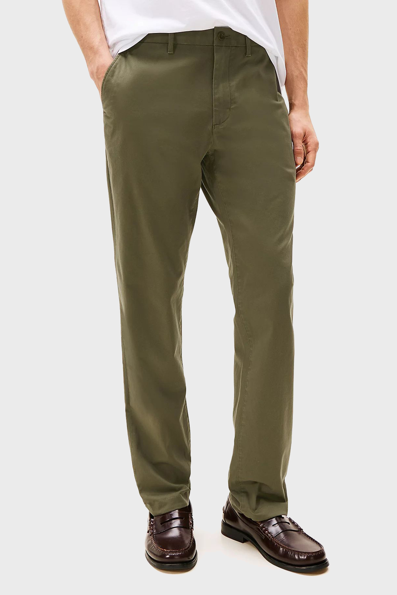 Мужские оливковые брюки CHINO DENTON Оливковый 31-32 Tommy Hilfiger MW0MW25964 Мужские оливковые брюки CHINO DENTON Оливковый 31-32 Tommy Hilfiger MW0MW25964