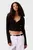 Женский черный кардиган LS WOVEN LABEL
