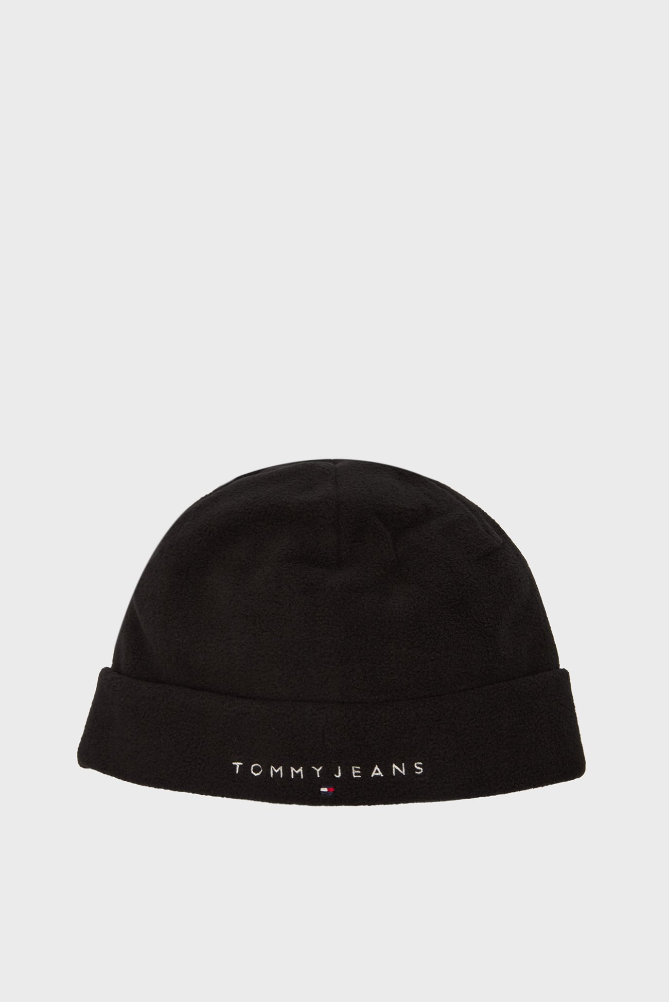 Чоловіча чорна шапка TJM LINEAR LOGO FLEECE BEANIE 1