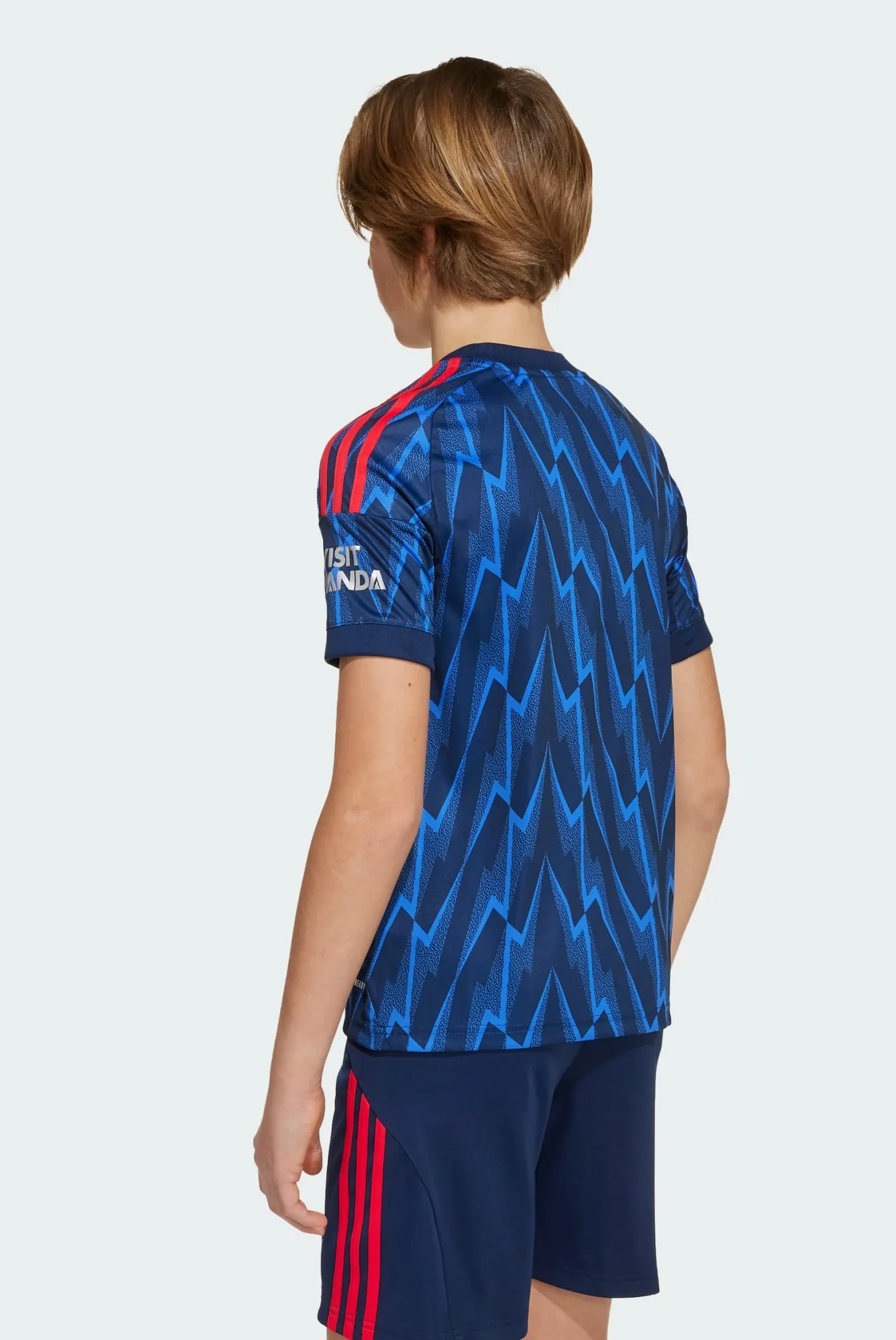 Детская синяя футболка с узором Arsenal 25/26 Away Kids 8