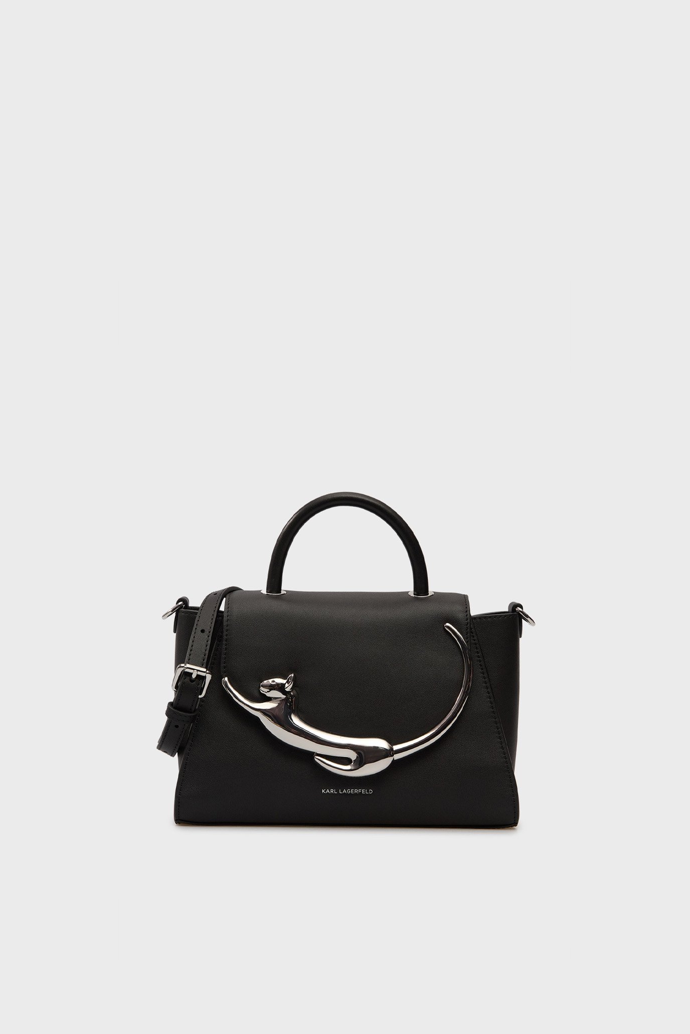 Женская черная кожаная сумка ikon Черный ONESIZE Karl Lagerfeld A4W30025 Женская черная кожаная сумка ikon Черный ONESIZE Karl Lagerfeld A4W30025