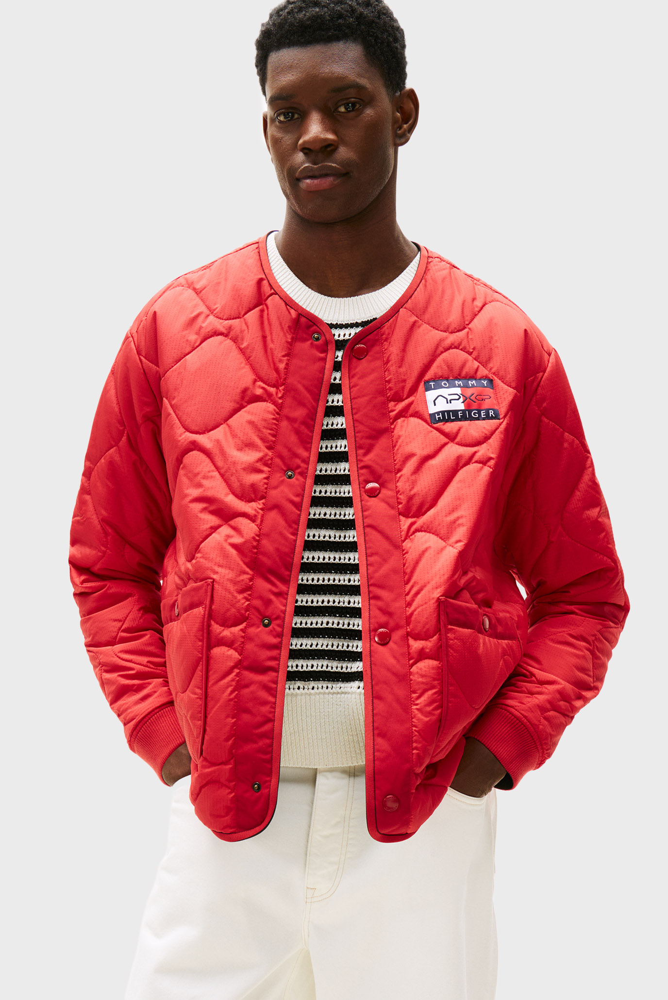 Мужская красная куртка Tommy Hilfiger x F1 MOVIE Красный L Tommy Hilfiger MW0MW41369 Мужская красная куртка Tommy Hilfiger x F1 MOVIE Красный L Tommy Hilfiger MW0MW41369