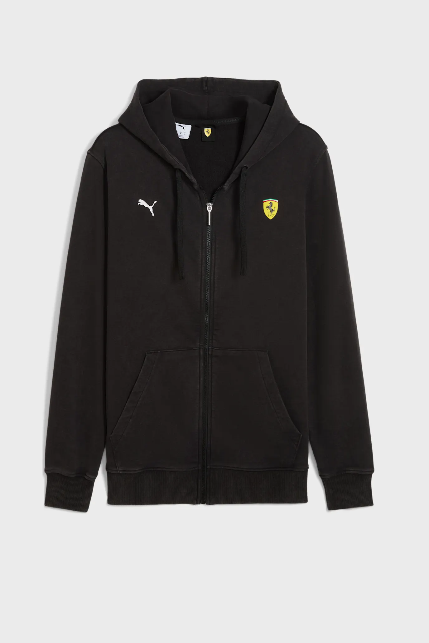 Мужское черное худи Scuderia Ferrari Sportswear Hooded Sweat Jacket Men 6
