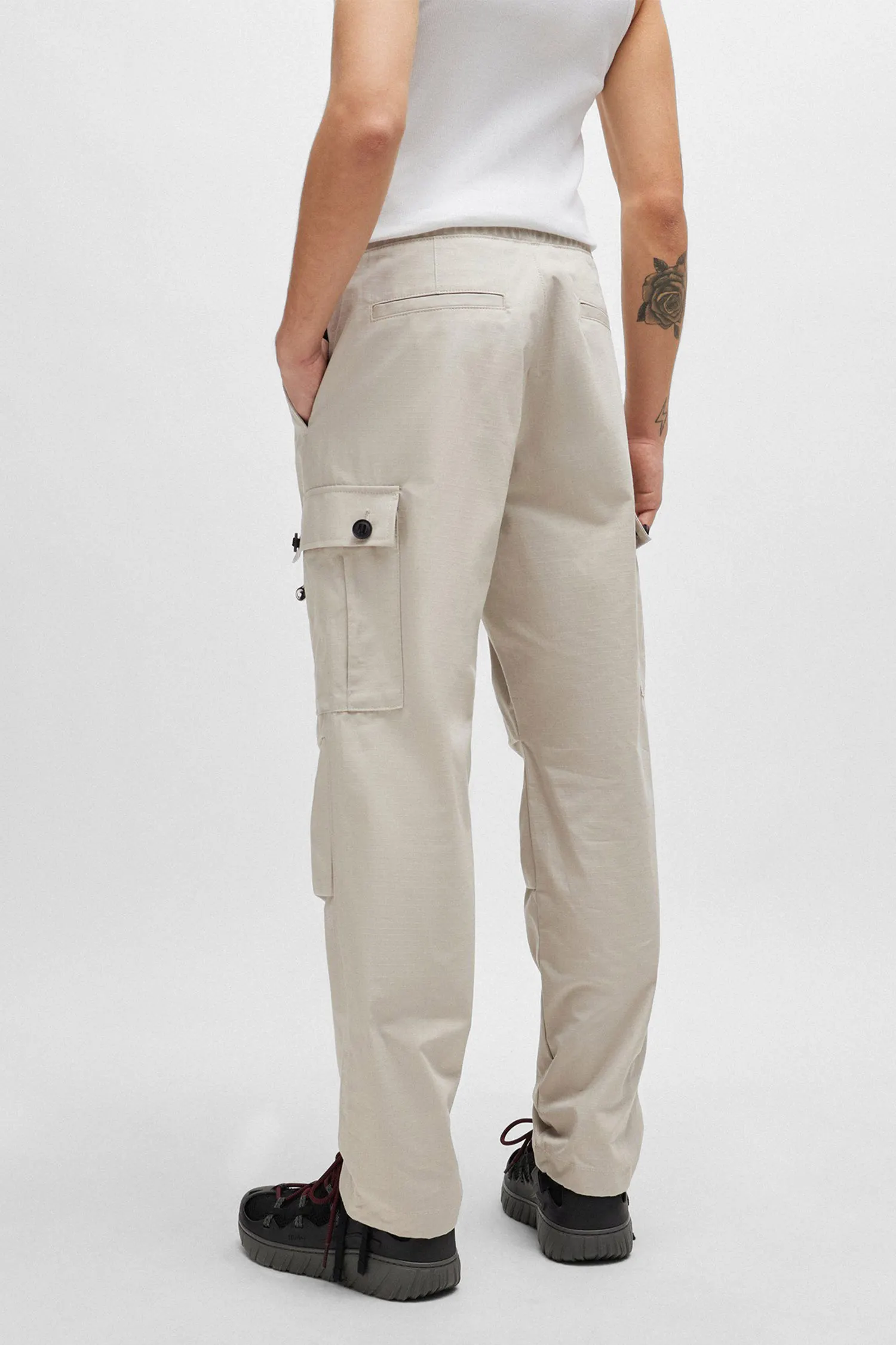 Чоловічі сірі карго 3