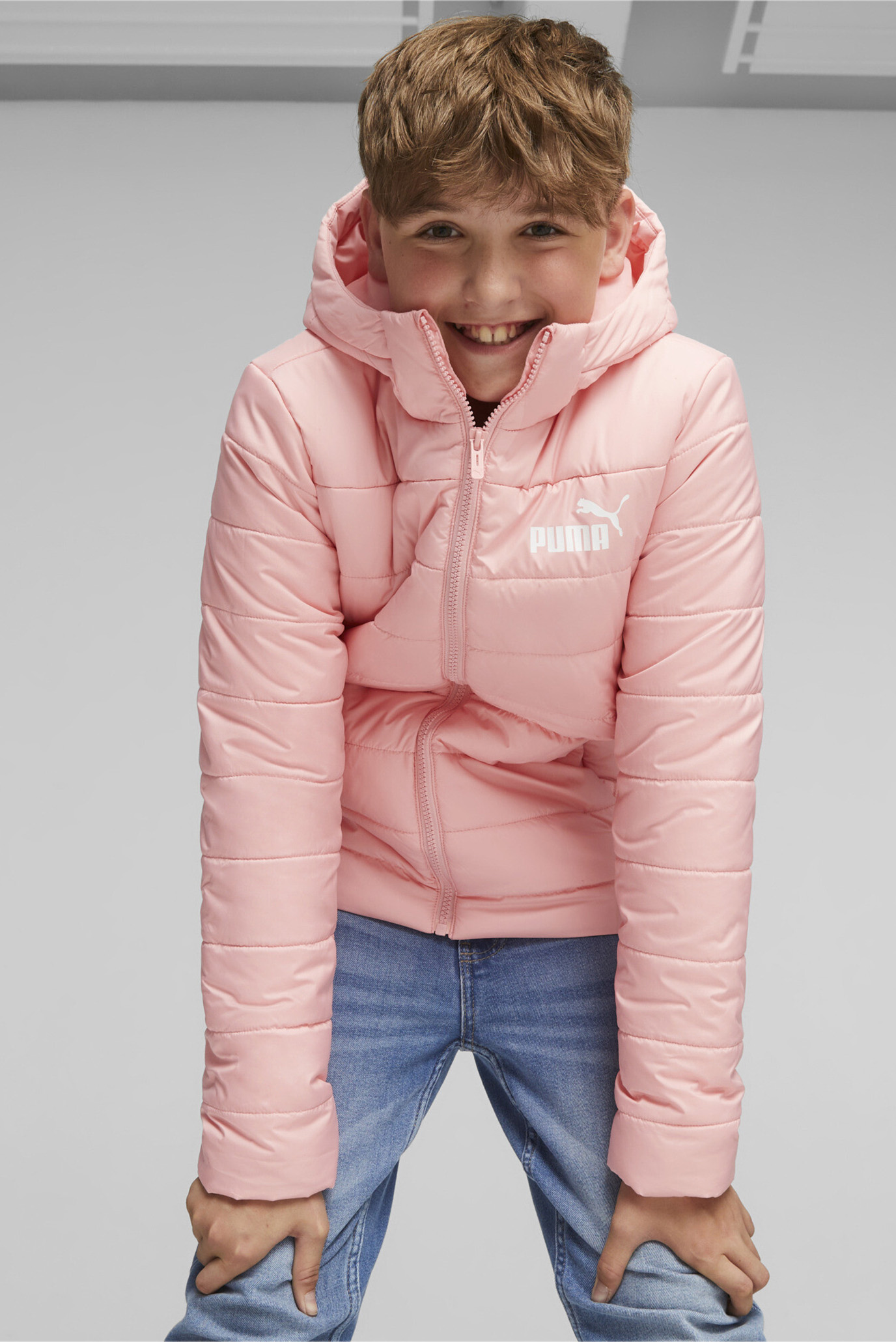 Дитяча рожева куртка Essentials Padded Jacket Youth 1