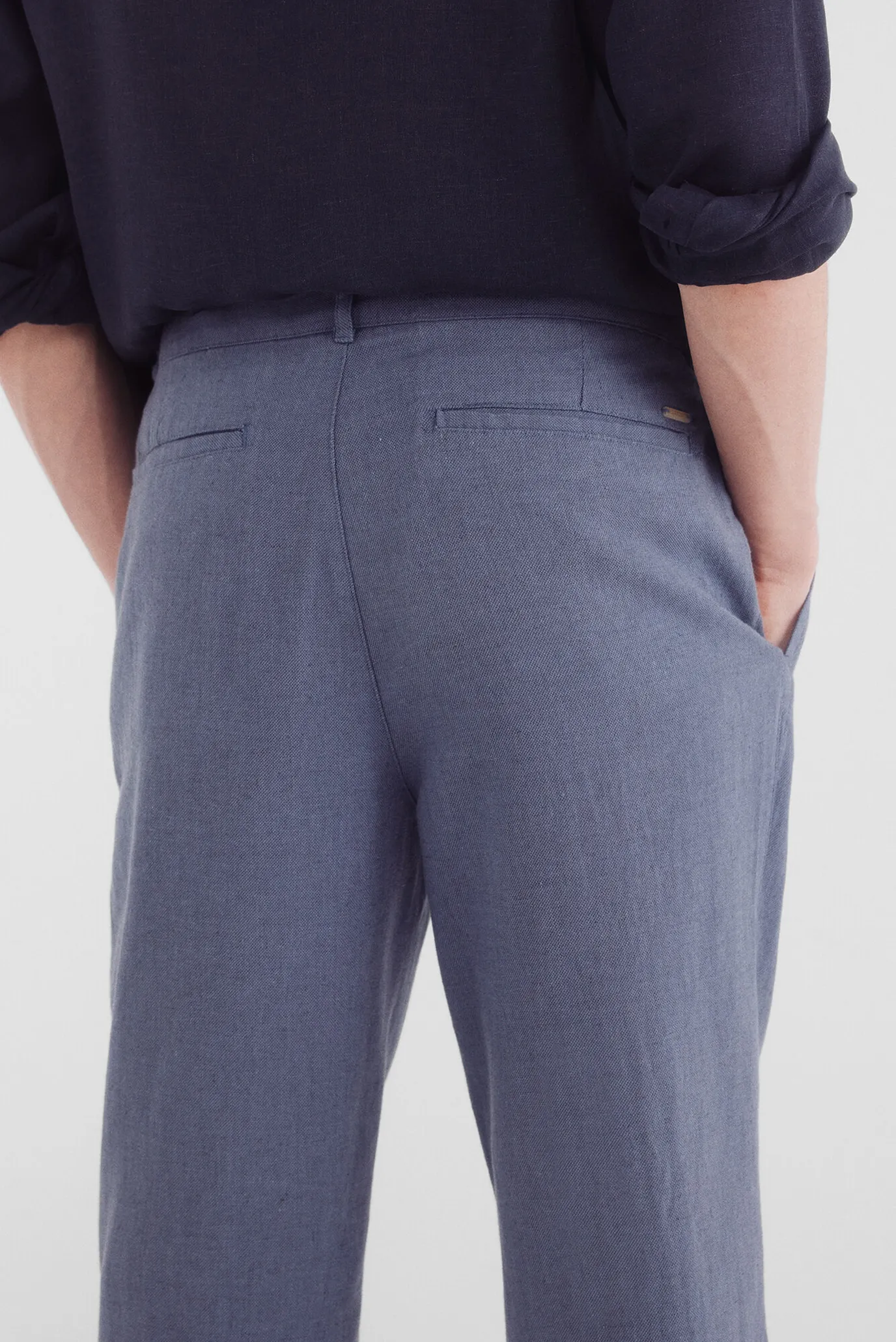 Чоловічі сині брюки 5