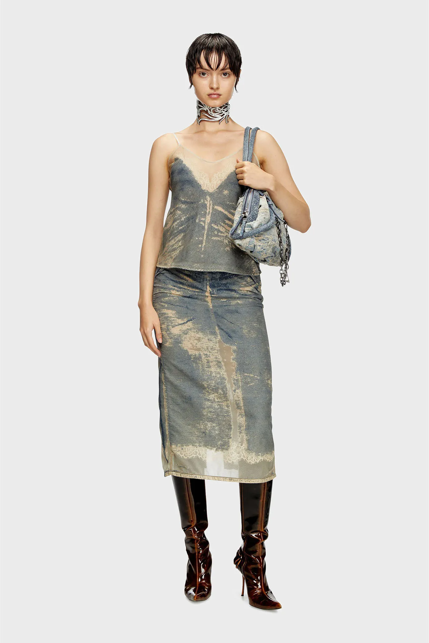 Жіночий синій топ DE-TRE-FSF 3