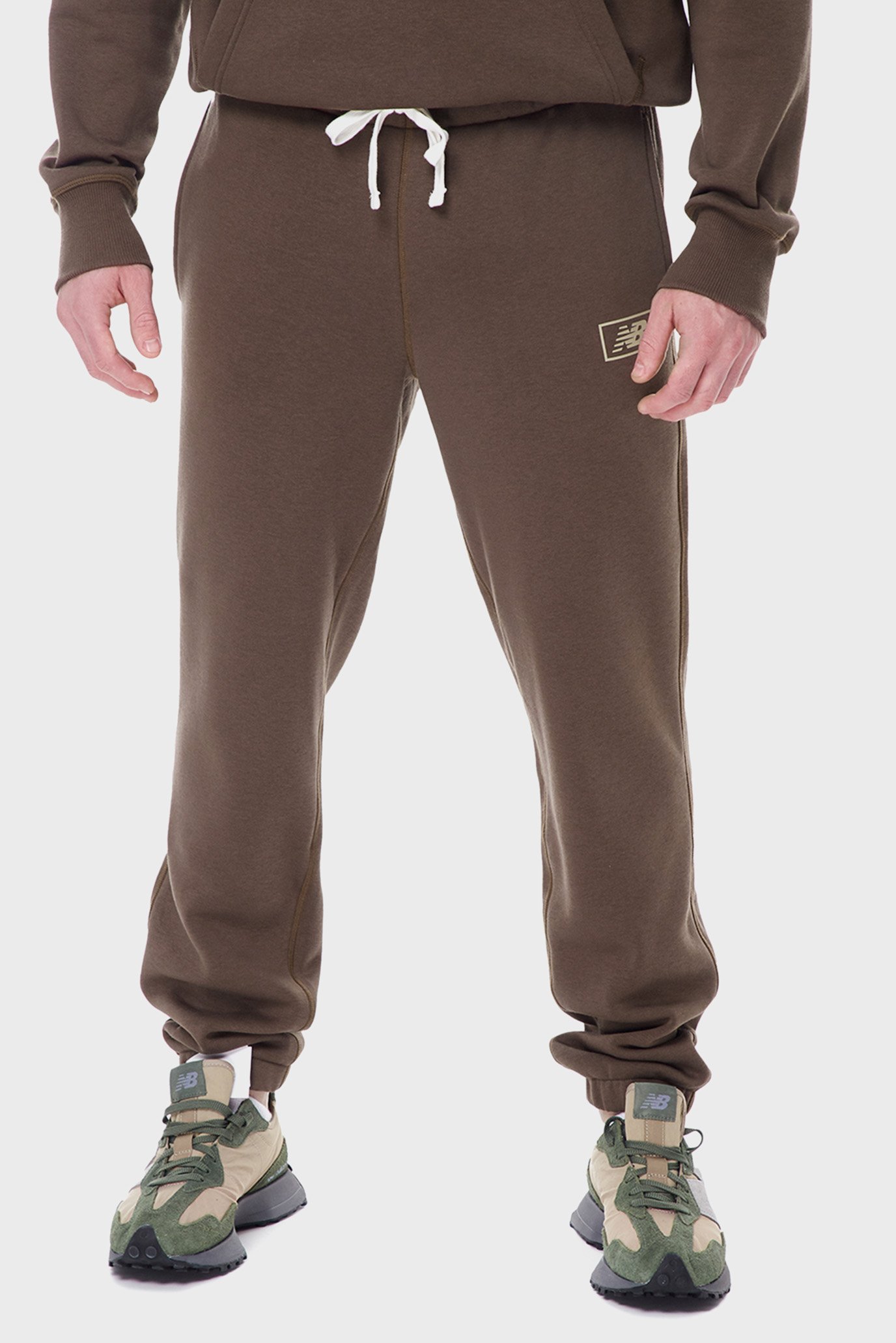 Чоловічі коричневі спортивні штани Essentials Brushed Back 1