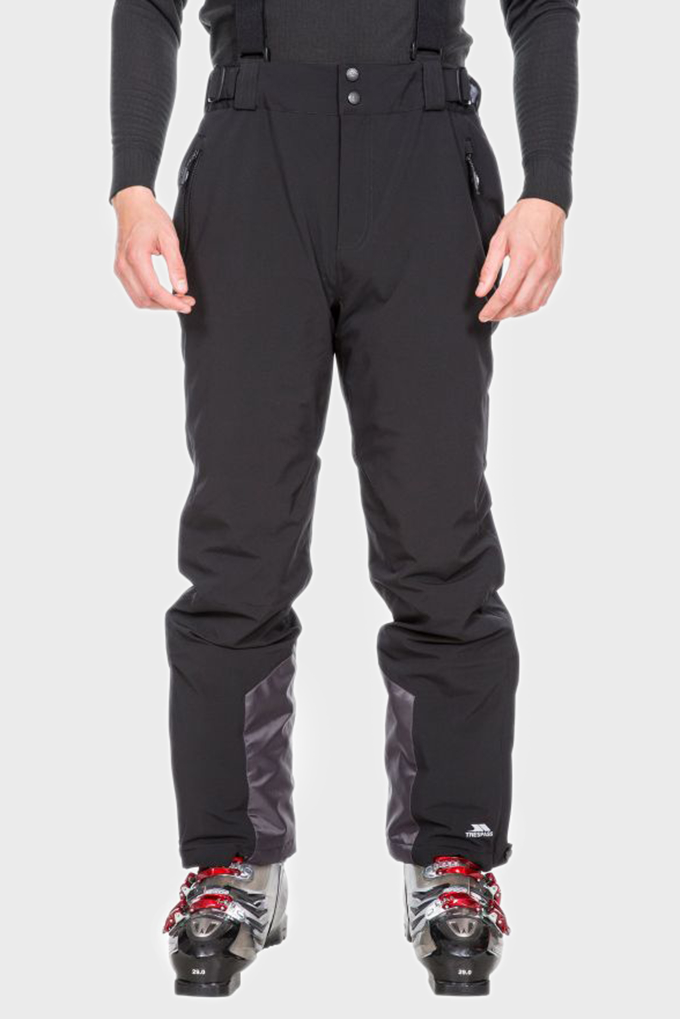 Мужские черные лыжные брюки TREVOR 1