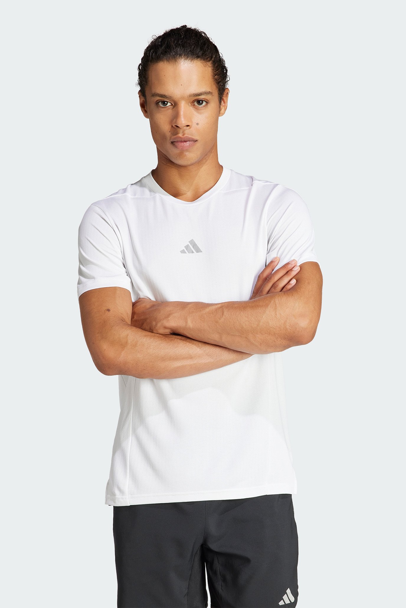 Чоловіча біла футболка Designed for Training HIIT Workout HEAT.RDY 1