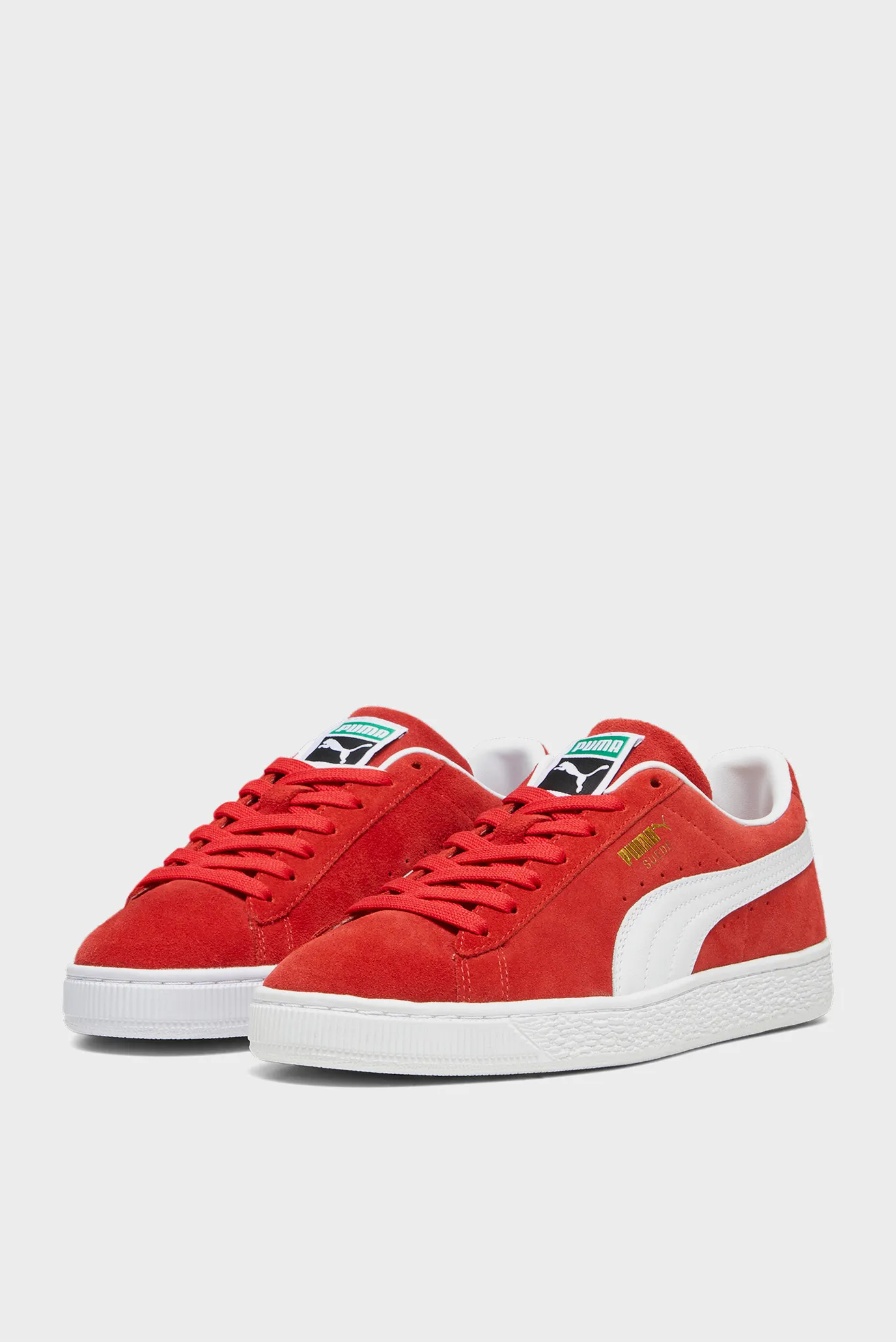 Красные замшевые сникерсы Suede Classic Sneakers Unisex 3