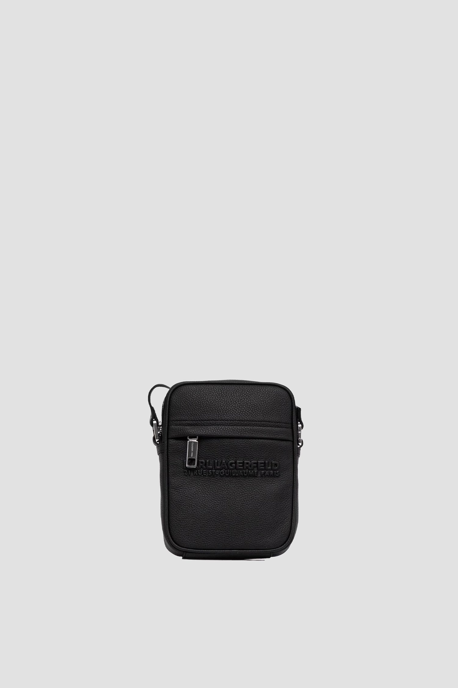 Мужская черная кожаная сумка Черный ONESIZE Karl Lagerfeld A3M30177;999 Мужская черная кожаная сумка Черный ONESIZE Karl Lagerfeld A3M30177;999