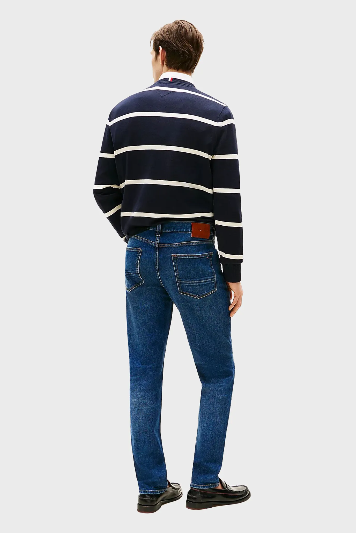 Мужские темно-синие джинсы Harlem Relaxed Tapered Leg 3