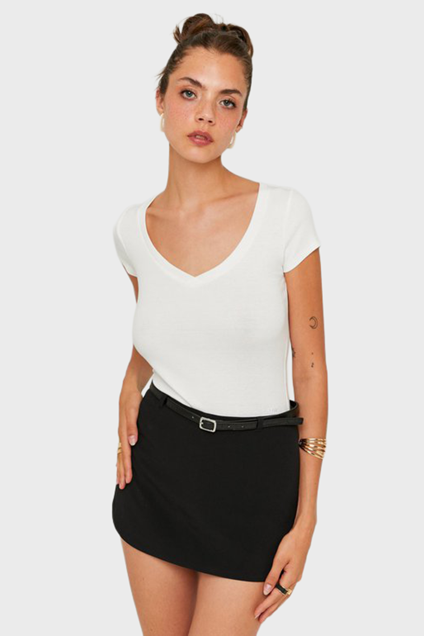 Женская белая футболка Белый XS Tally Weijl STSCOSANELA Женская белая футболка Белый XS Tally Weijl STSCOSANELA