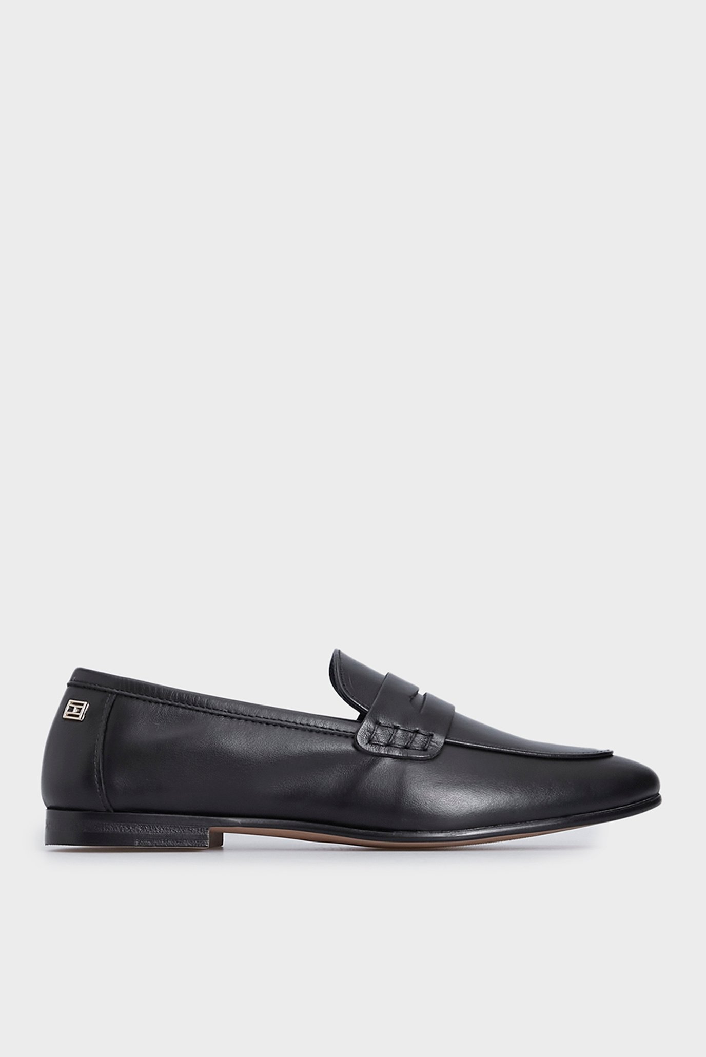 Женские черные кожаные лоферы ESSENTIAL LEATHER LOAFER 1