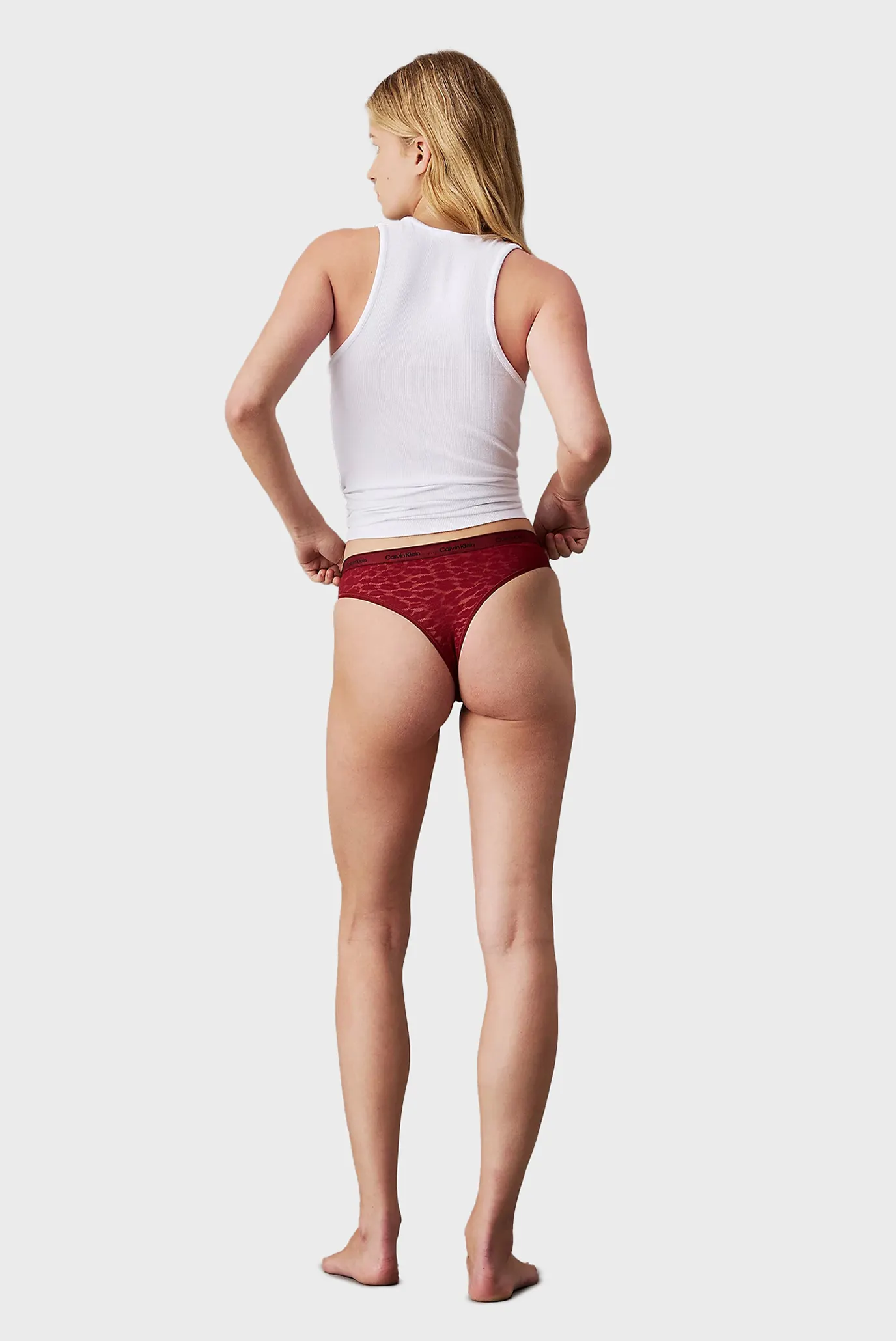 Жіночі бордові трусики BRAZILIAN 2