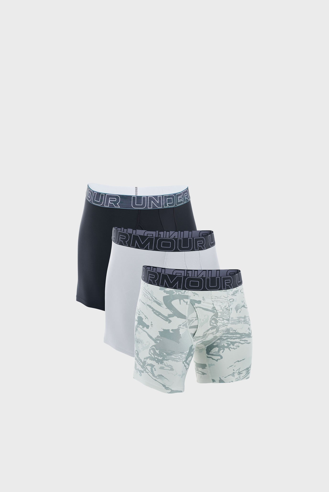 Мужские боксеры (3 шт) Underwear Boxers UA PERFORMANCE TECH - SOLID 6 3PK Разноцветный S Under Armour 1383879-377 Мужские боксеры (3 шт) Underwear Boxers UA PERFORMANCE TECH - SOLID 6 3PK Разноцветный S Under Armour 1383879-377