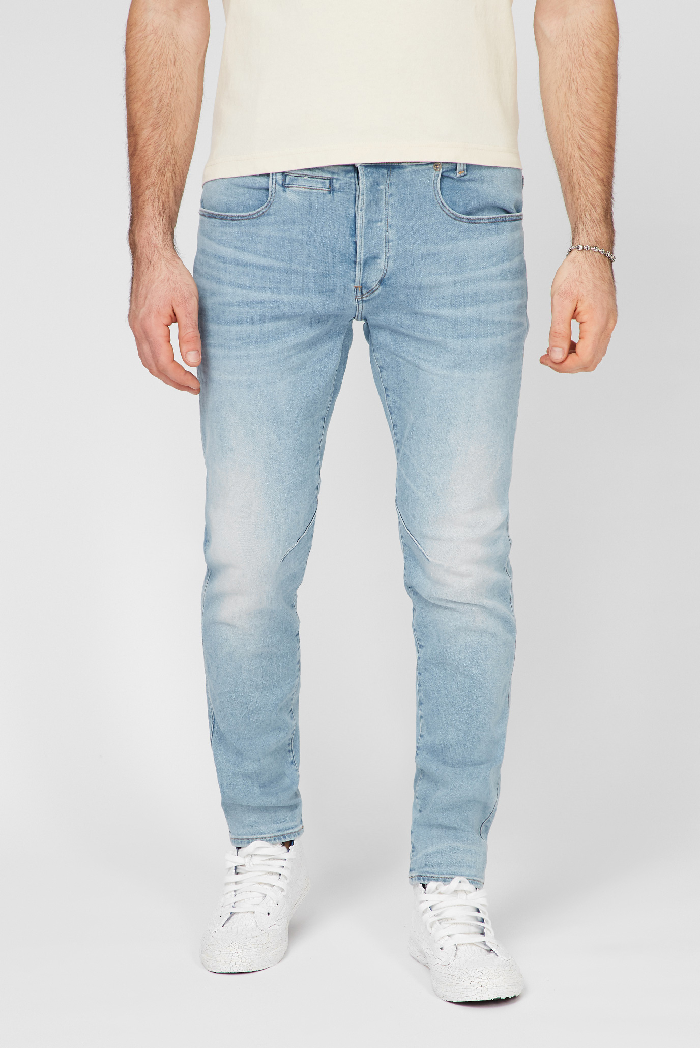 Чоловічі блакитні джинси D-Staq 5-pkt Slim 1