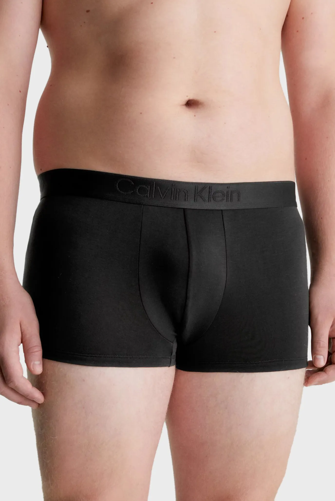 Мужские черные боксеры (3 шт) LOW RISE TRUNK 3