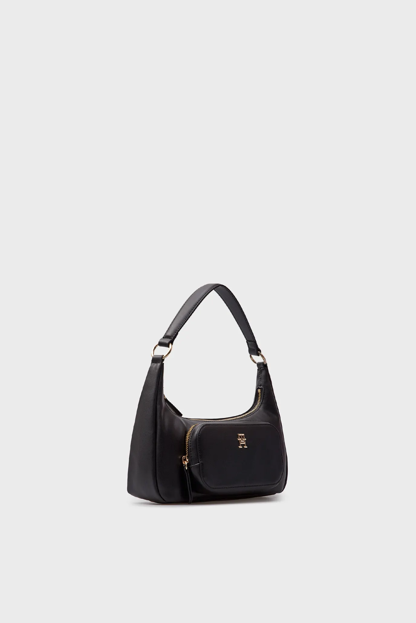 Жіноча чорна сумка TH SOFT UTILITY SHOULDER BAG PU 3