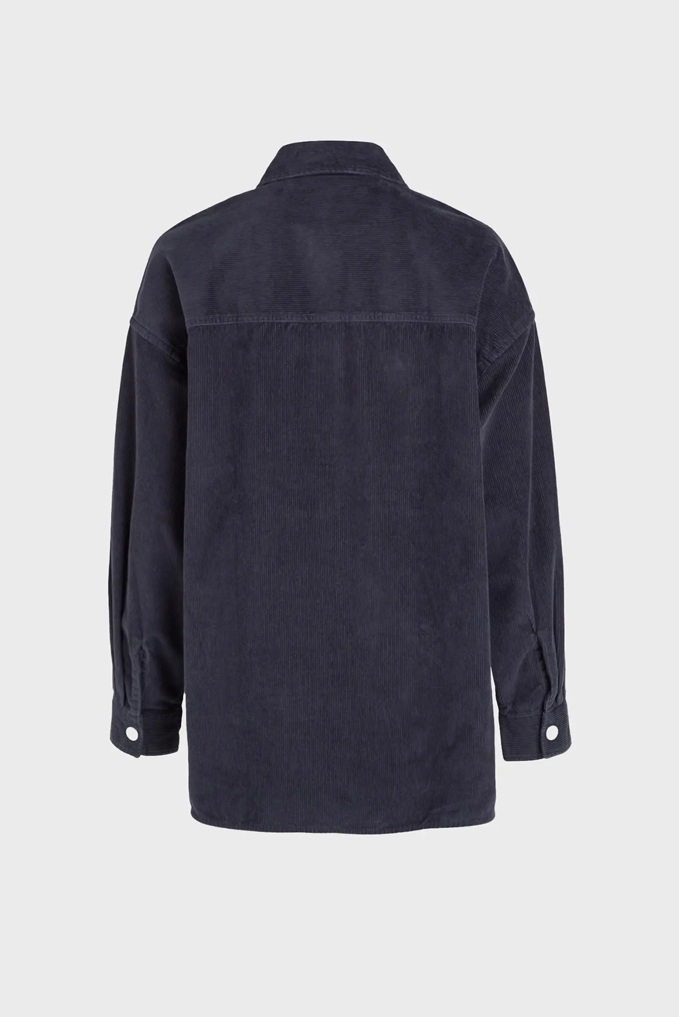 Женская темно-синяя вельветовая рубашка TJW WASHED CORD OVER EXT 5