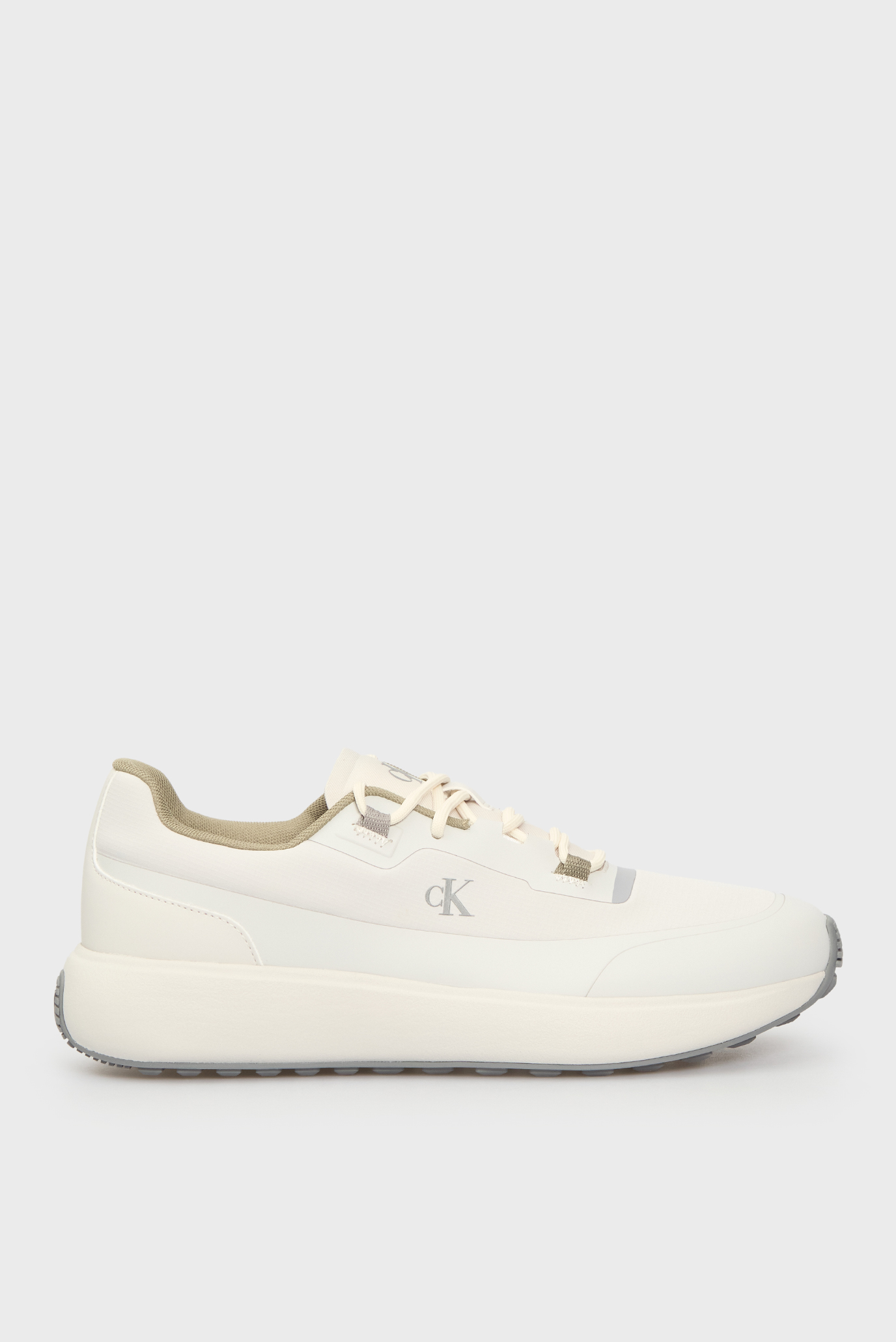 Мужские белые кроссовки ATHLEISURE RUNNER Белый 41 Calvin Klein Jeans YM0YM01205 Мужские белые кроссовки ATHLEISURE RUNNER Белый 41 Calvin Klein Jeans YM0YM01205