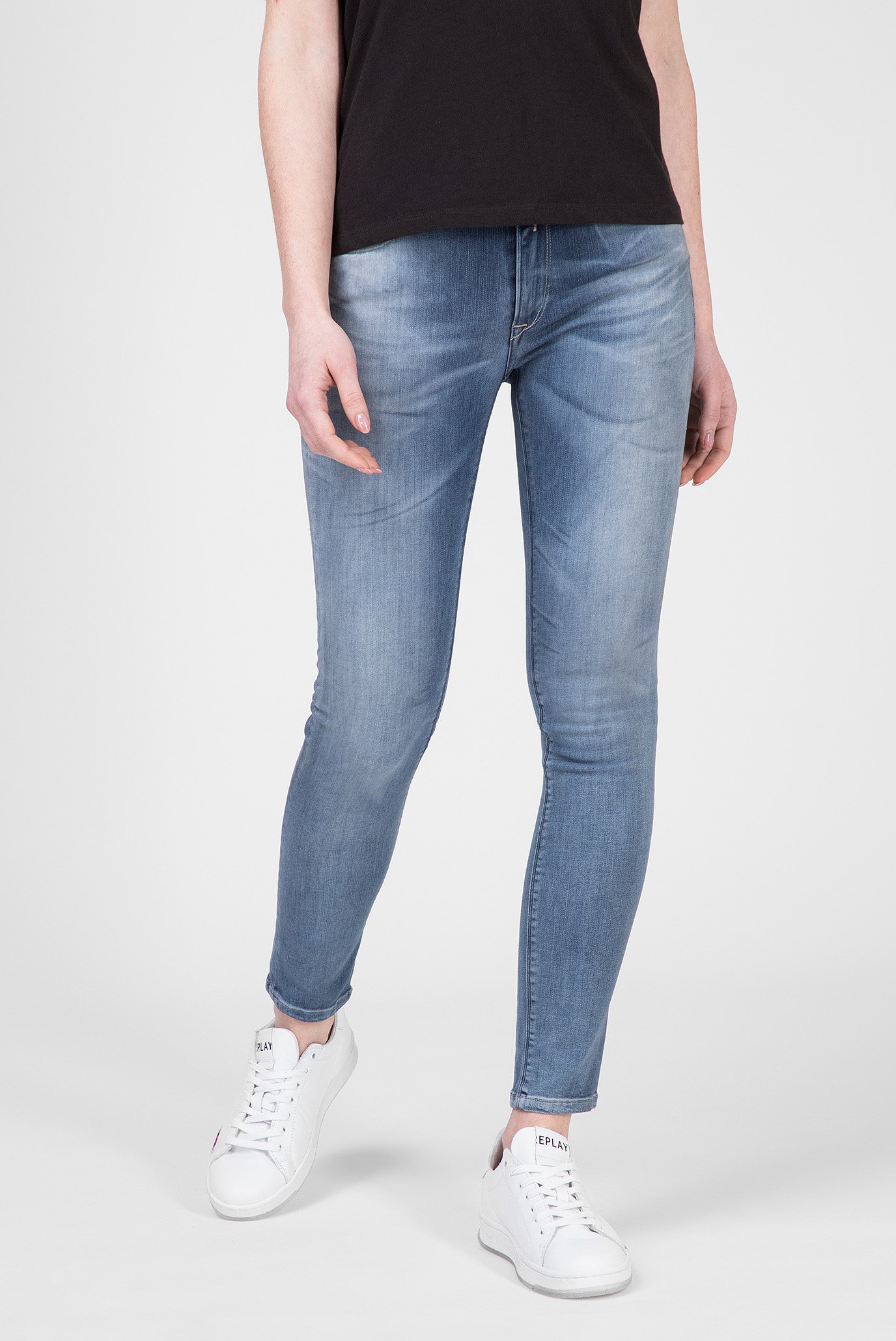 Женские голубые джинсы NEW LUZ 1