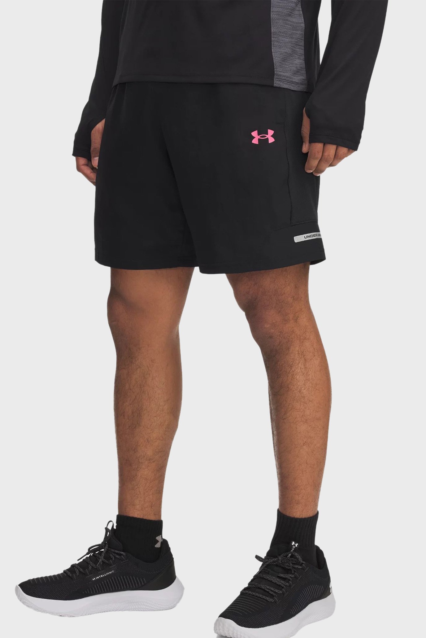 Мужские черные шорты UA Tech Utility Shorts Черный S Under Armour 6005117-001 Мужские черные шорты UA Tech Utility Shorts Черный S Under Armour 6005117-001