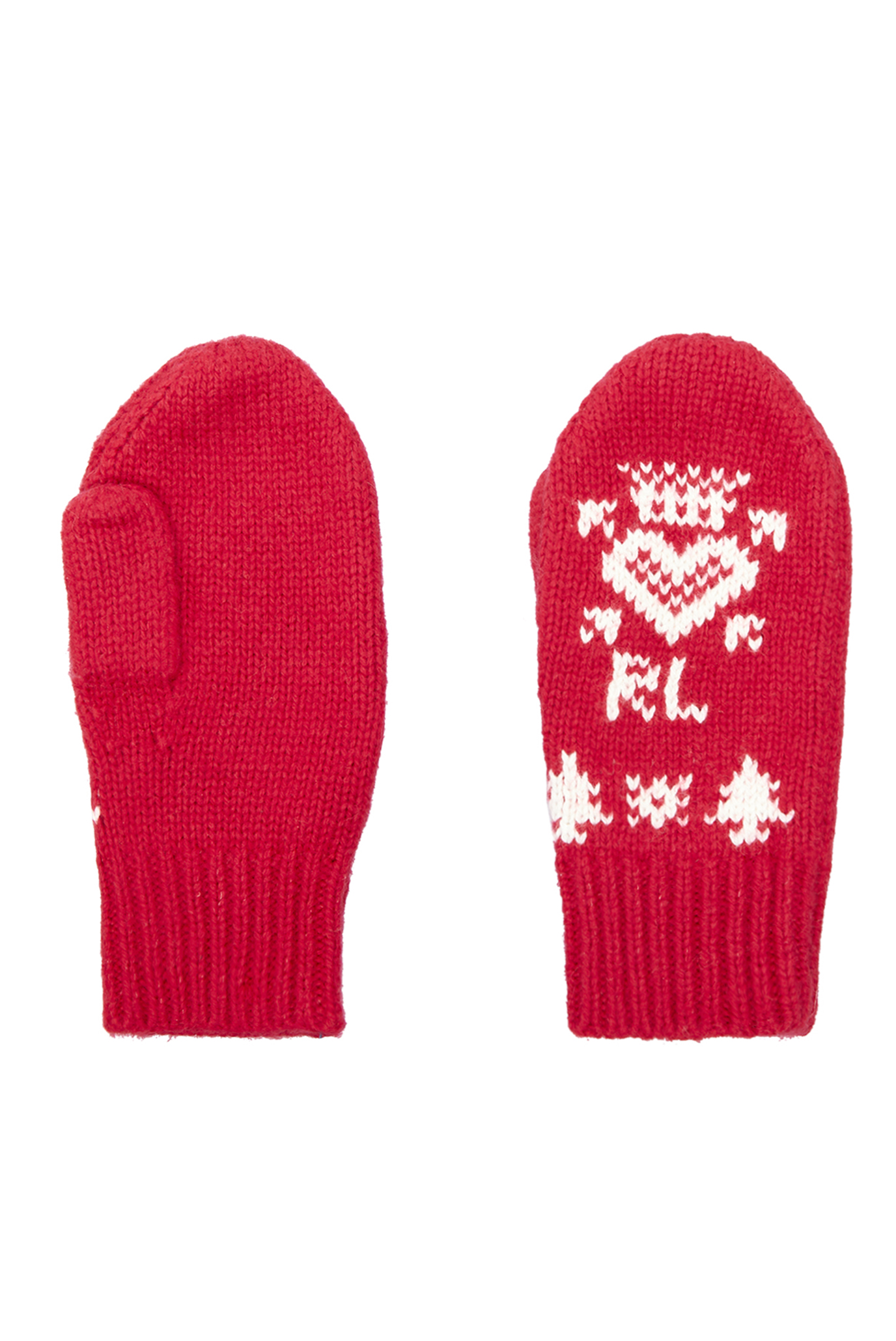 Дитячі червоні рукавиці 1